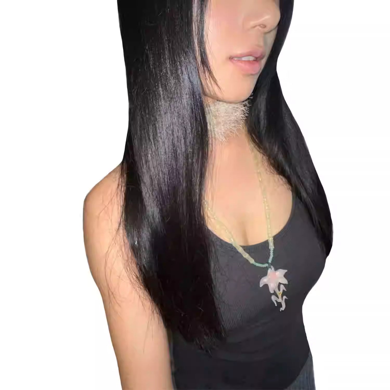 thenewyouthpark  Blush Lily Necklace