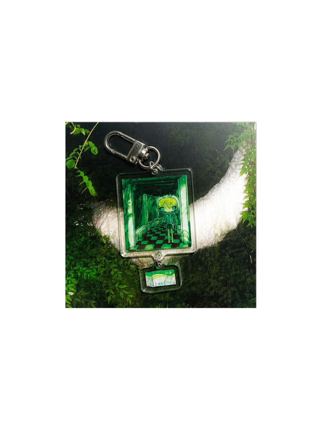 Pipoo & 7:45 Go Garden Keychain