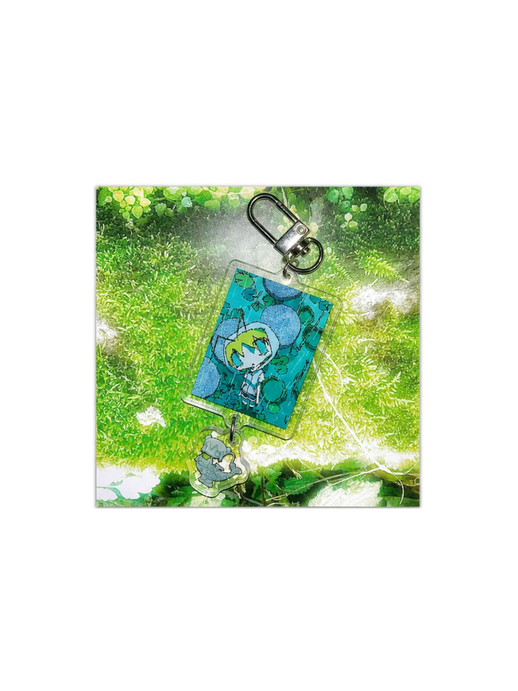 Pipoo & 7:45 Go Garden Keychain