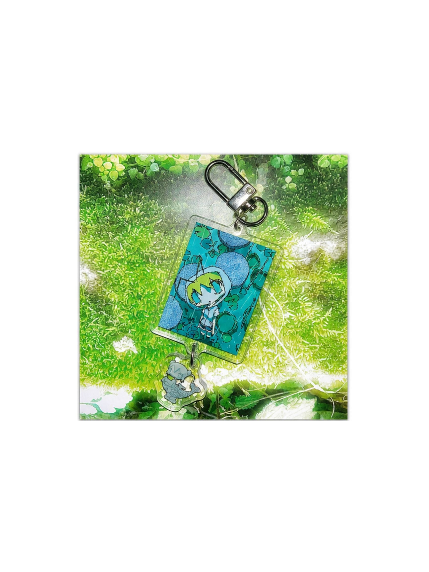 Pipoo & 7:45 Go Garden Keychain