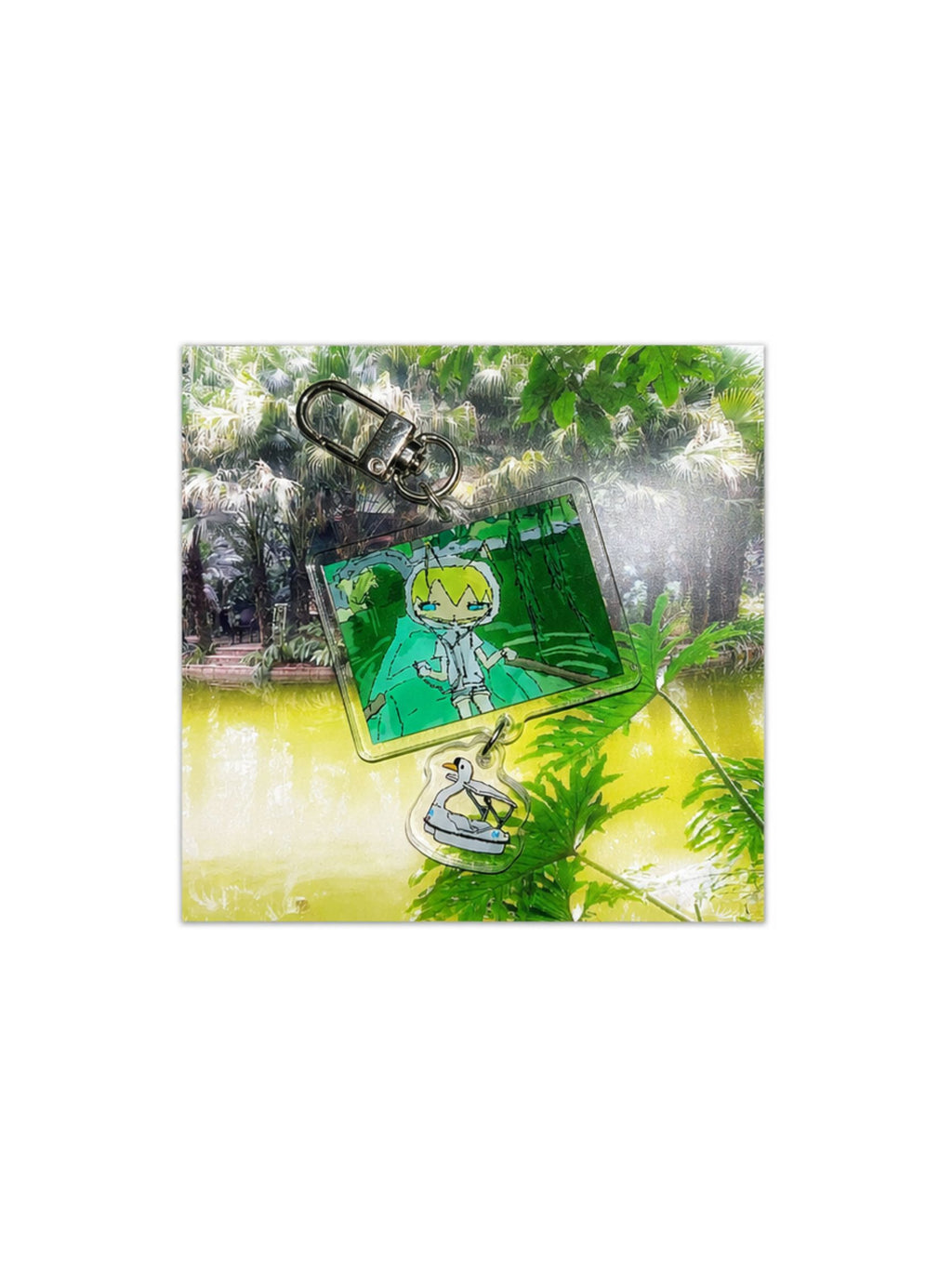 Pipoo & 7:45 Go Garden Keychain