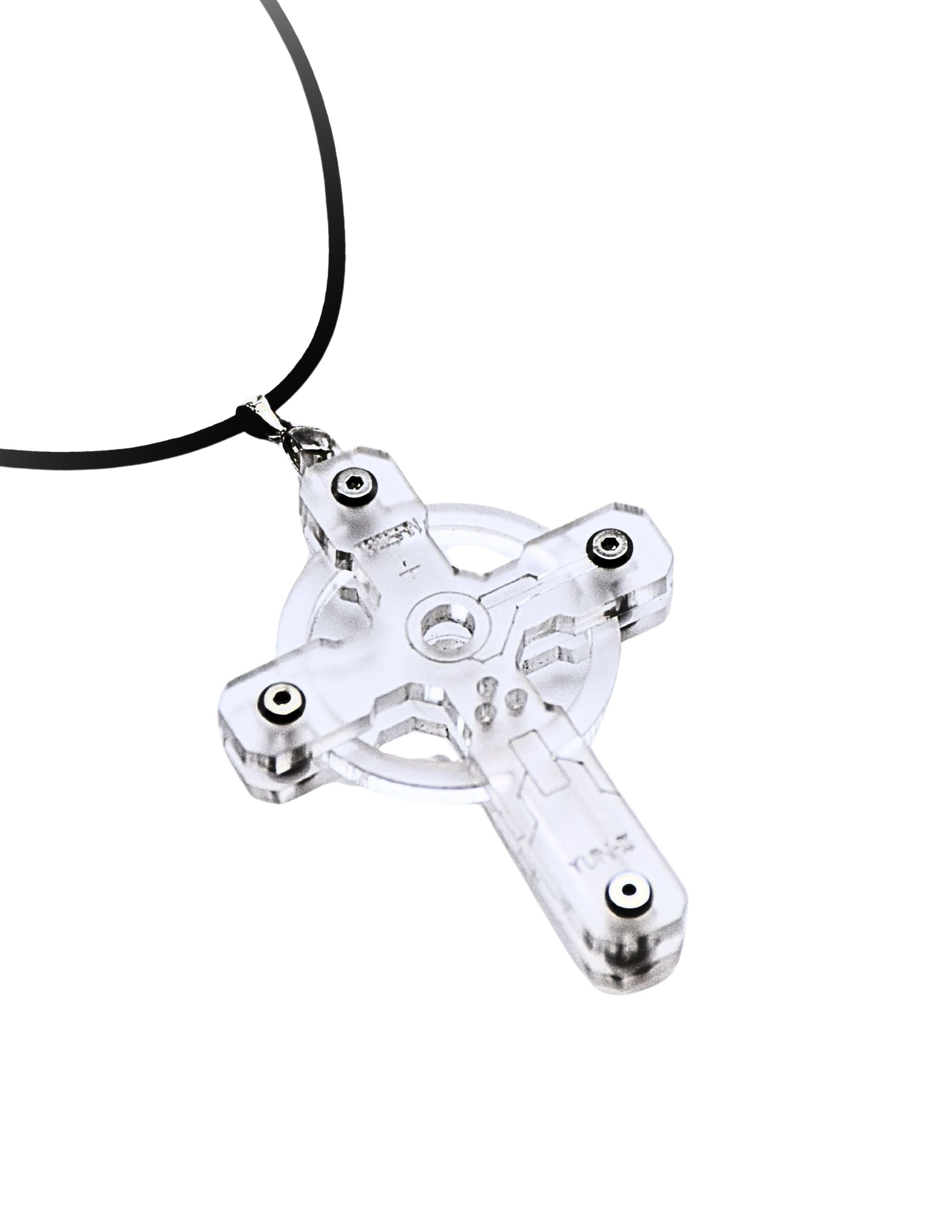 pipoo Cyber Cross Necklace