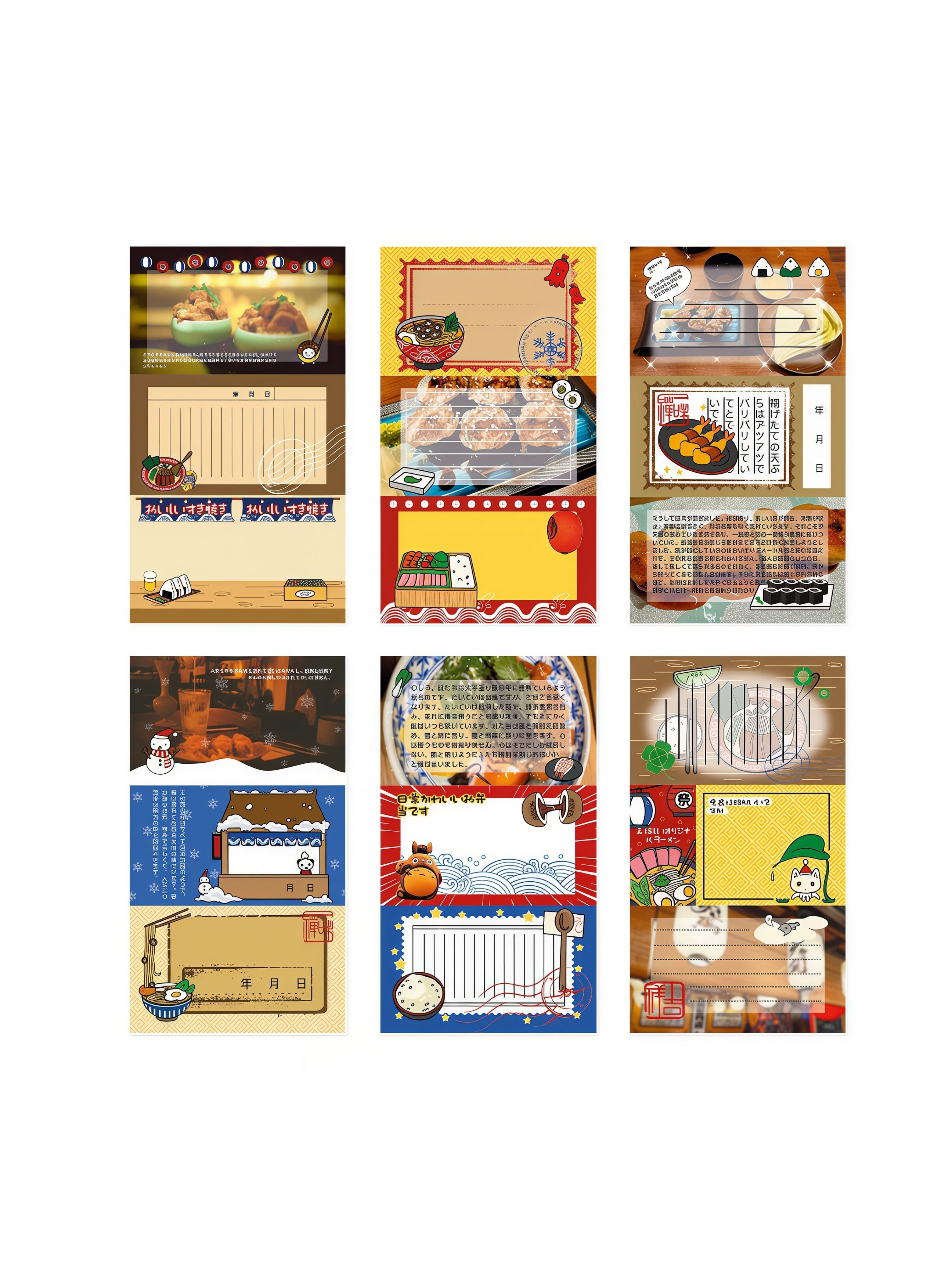 WakaWaka Triple Memo Tabs Memo Pad