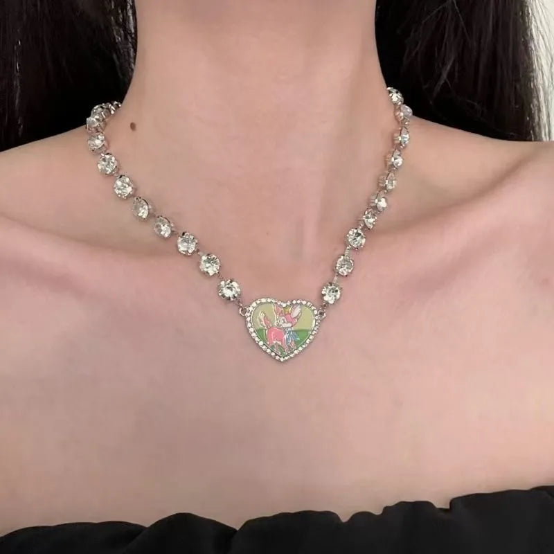 tntntutu Cute Fawn Necklace