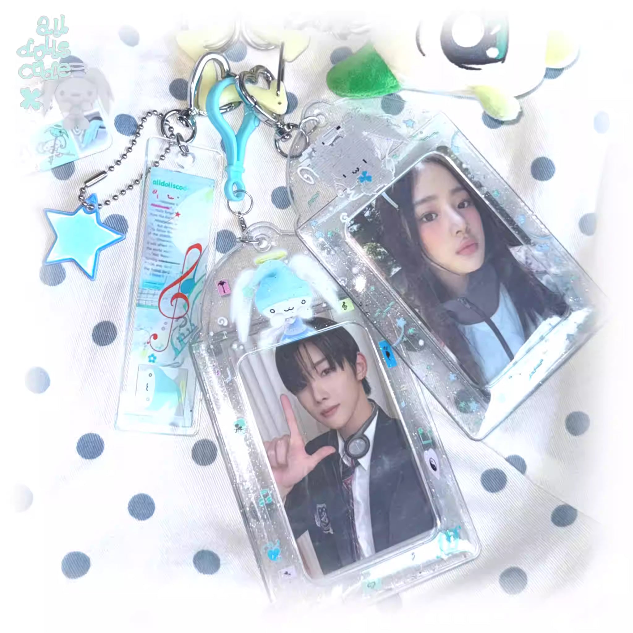 alldollscode Sparkle Photo Holder Charm