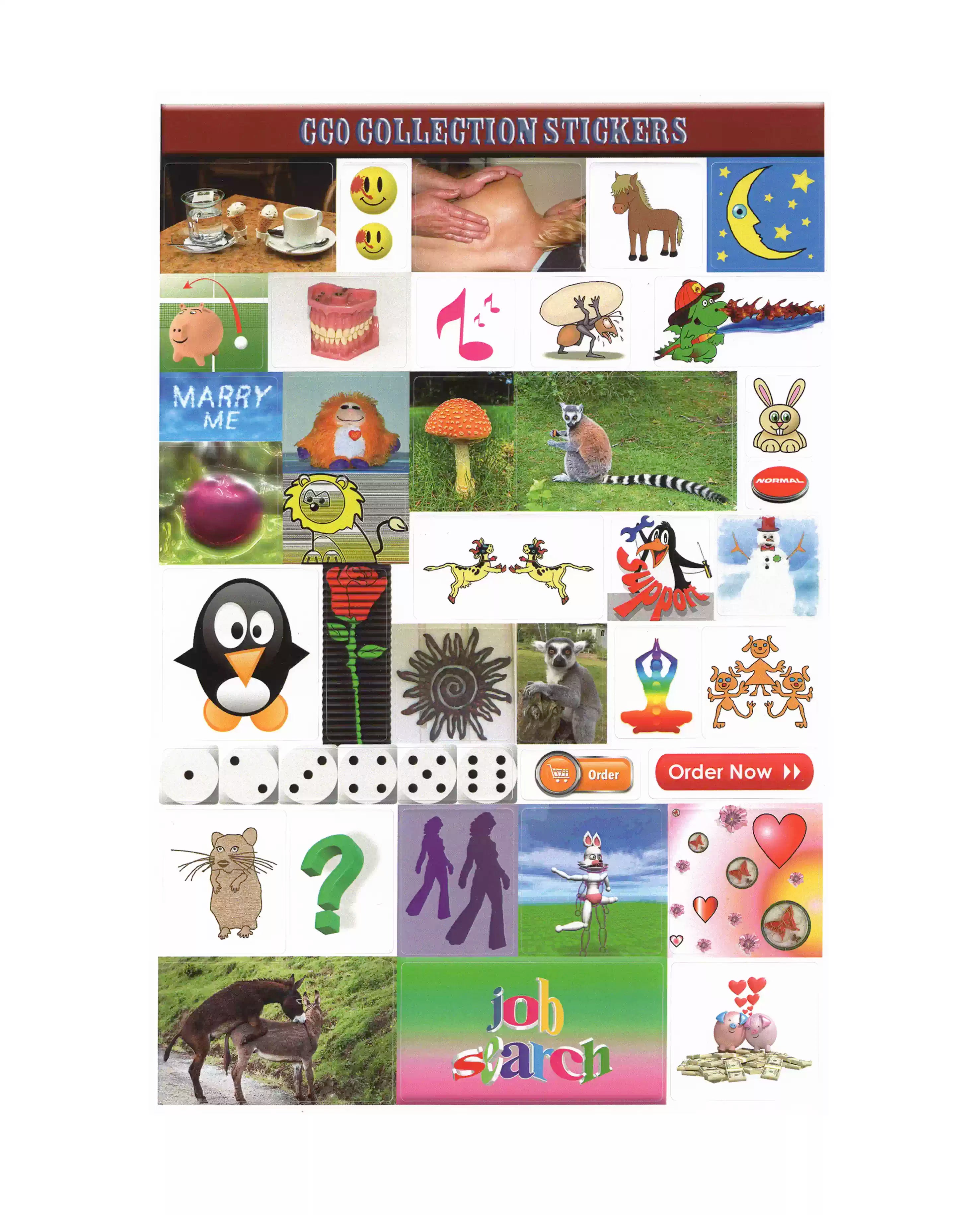 Niptong CCO Collection Stickers