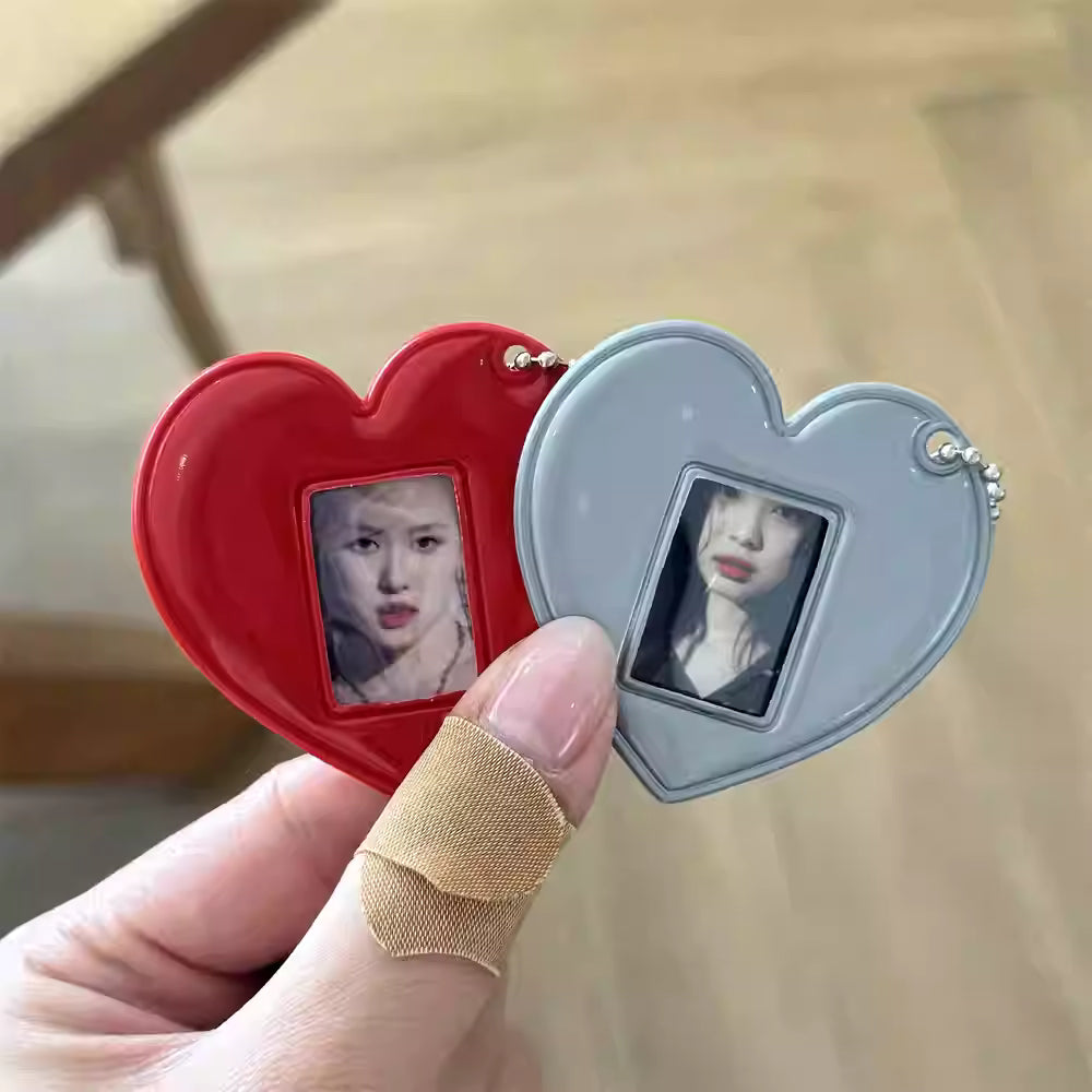 Minimal Heart Photo Charm