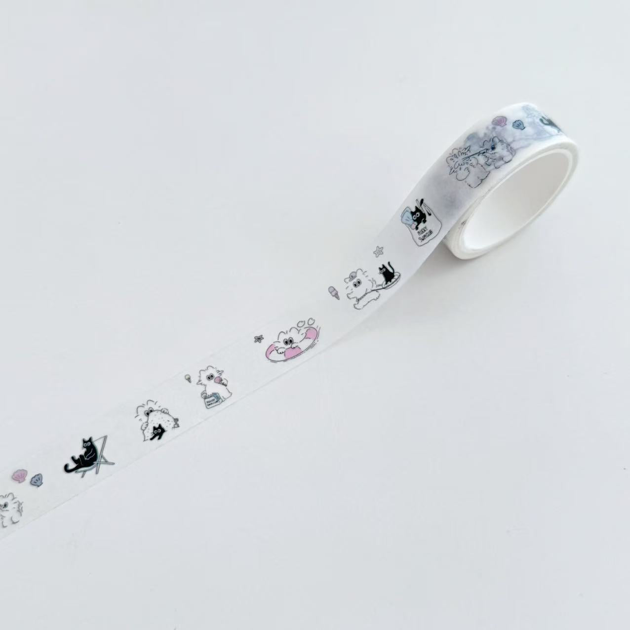 huginn Playful Pets Washi Tape Series