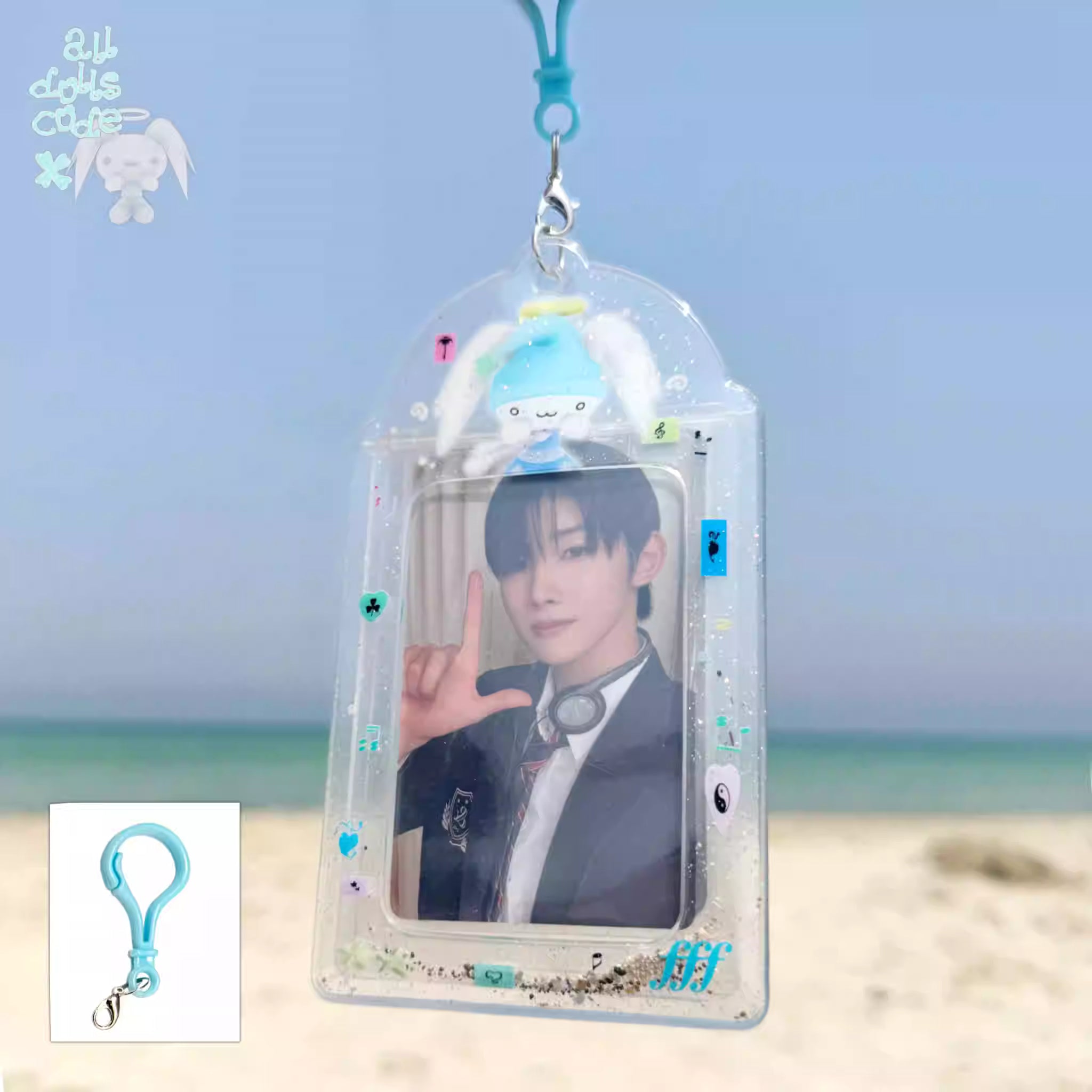alldollscode Sparkle Photo Holder Charm