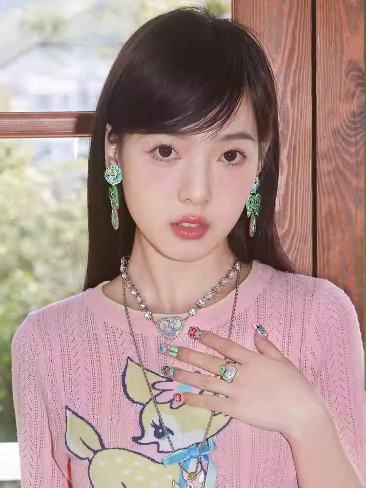 tntntutu Cute Fawn Necklace