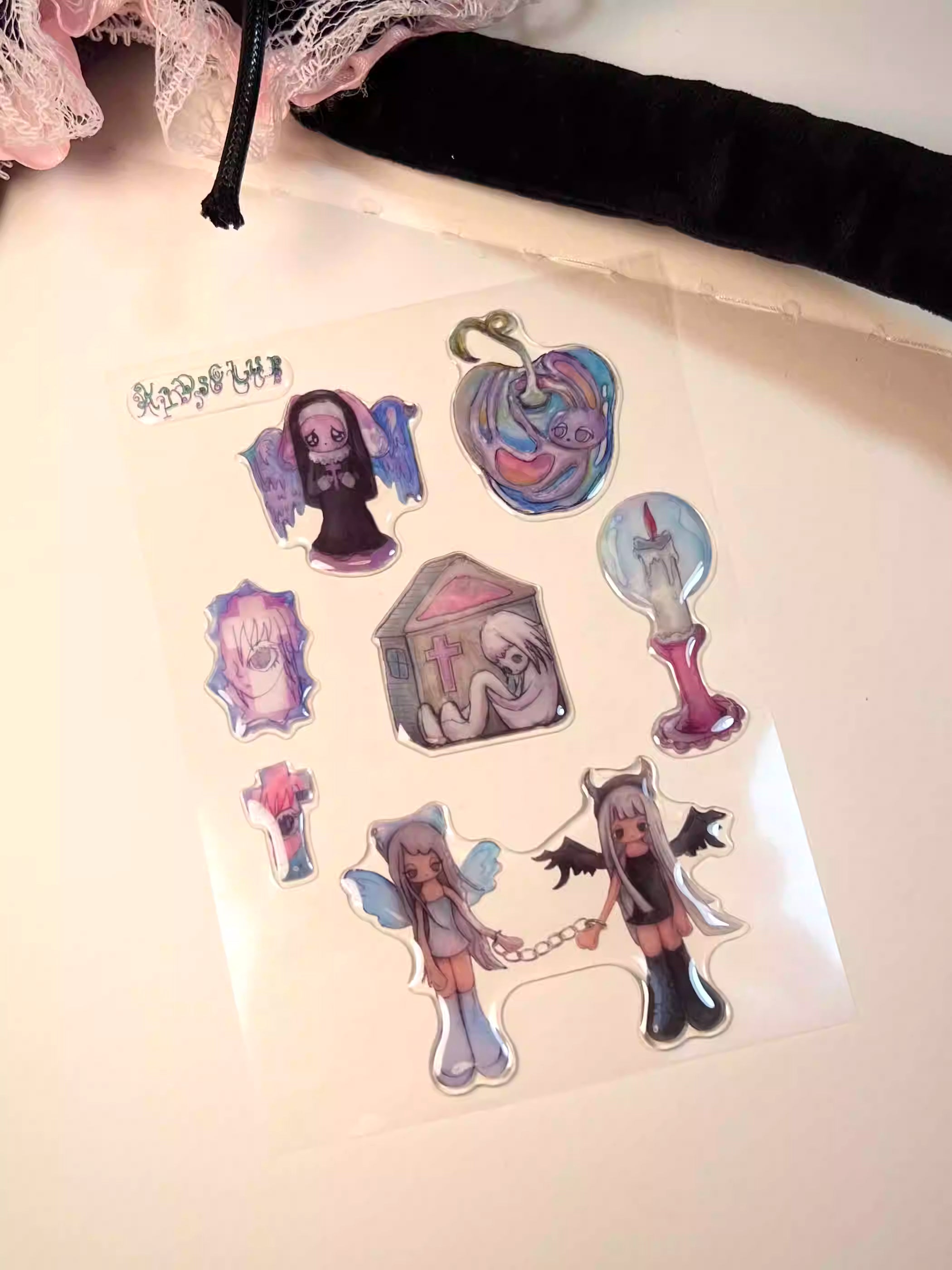 KiiidsClub Fairy Tale Resin Stickers