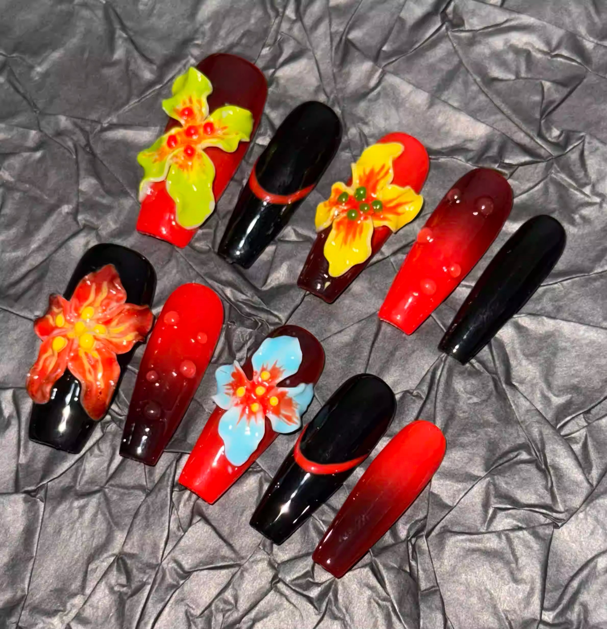 Dopamine Bloom Press-On Nails