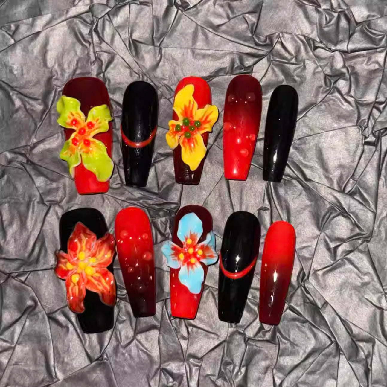 Dopamine Bloom Press-On Nails