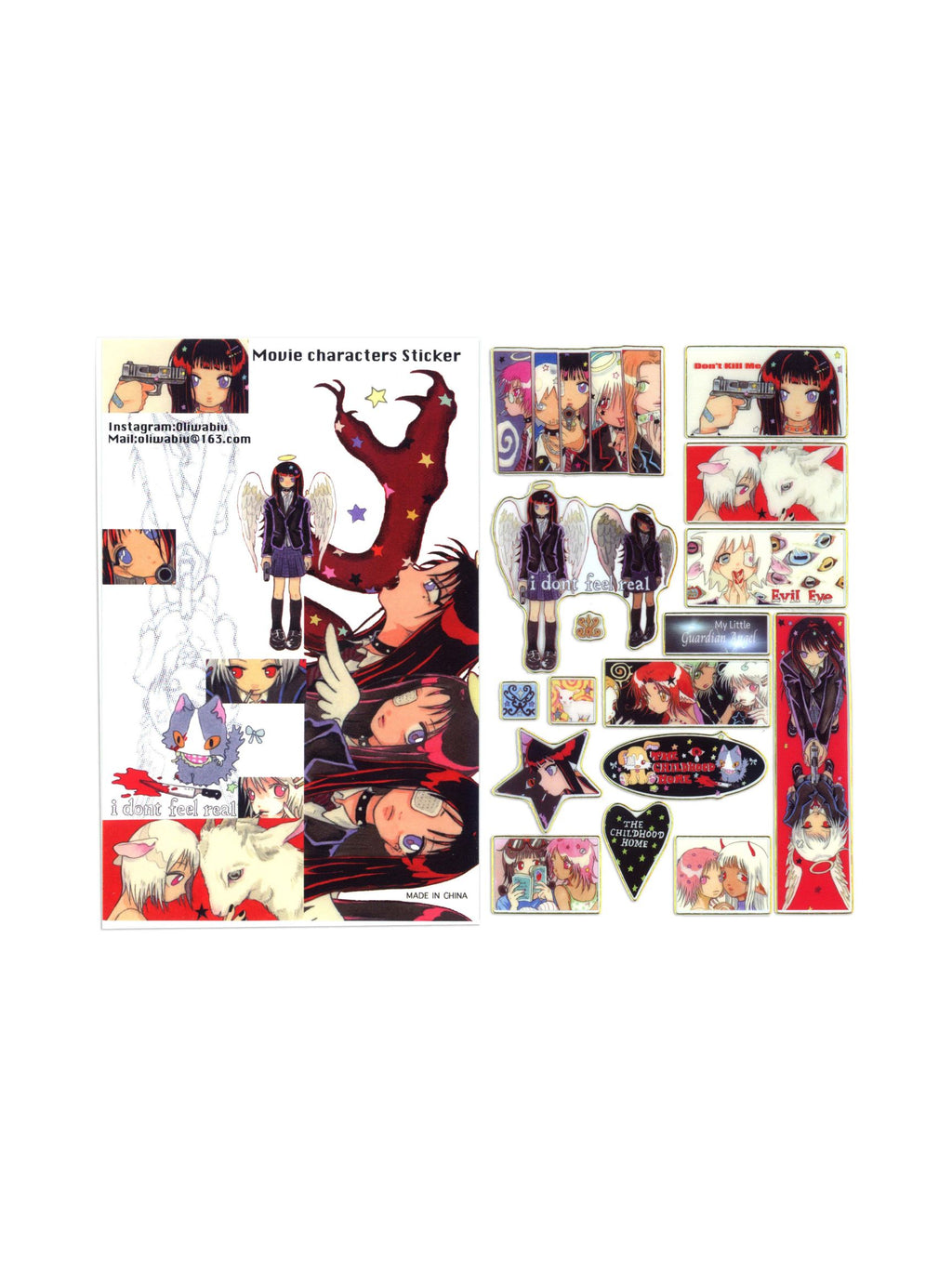 Oliwa Movie Characters Sticker