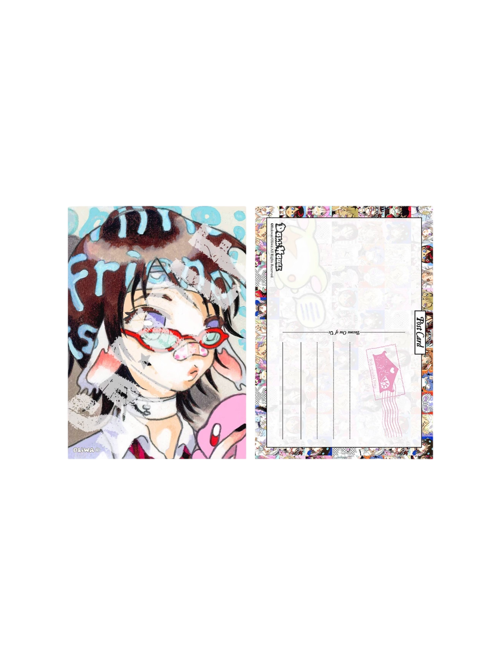 RUKAWAZ x Oliwa Doll House Postcard