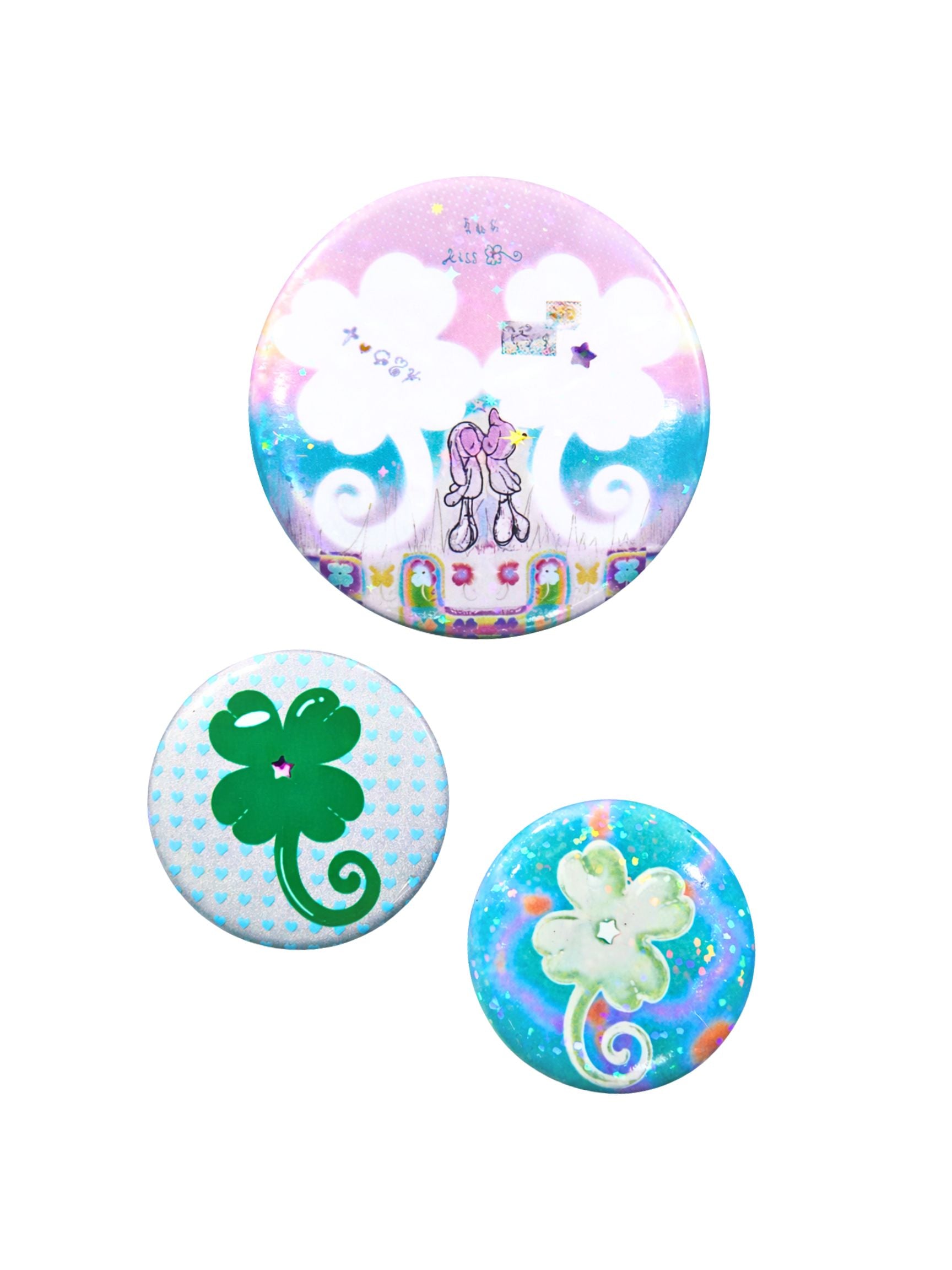 kiiidsclub Lucky&Kiss "Ba Ji" Badges