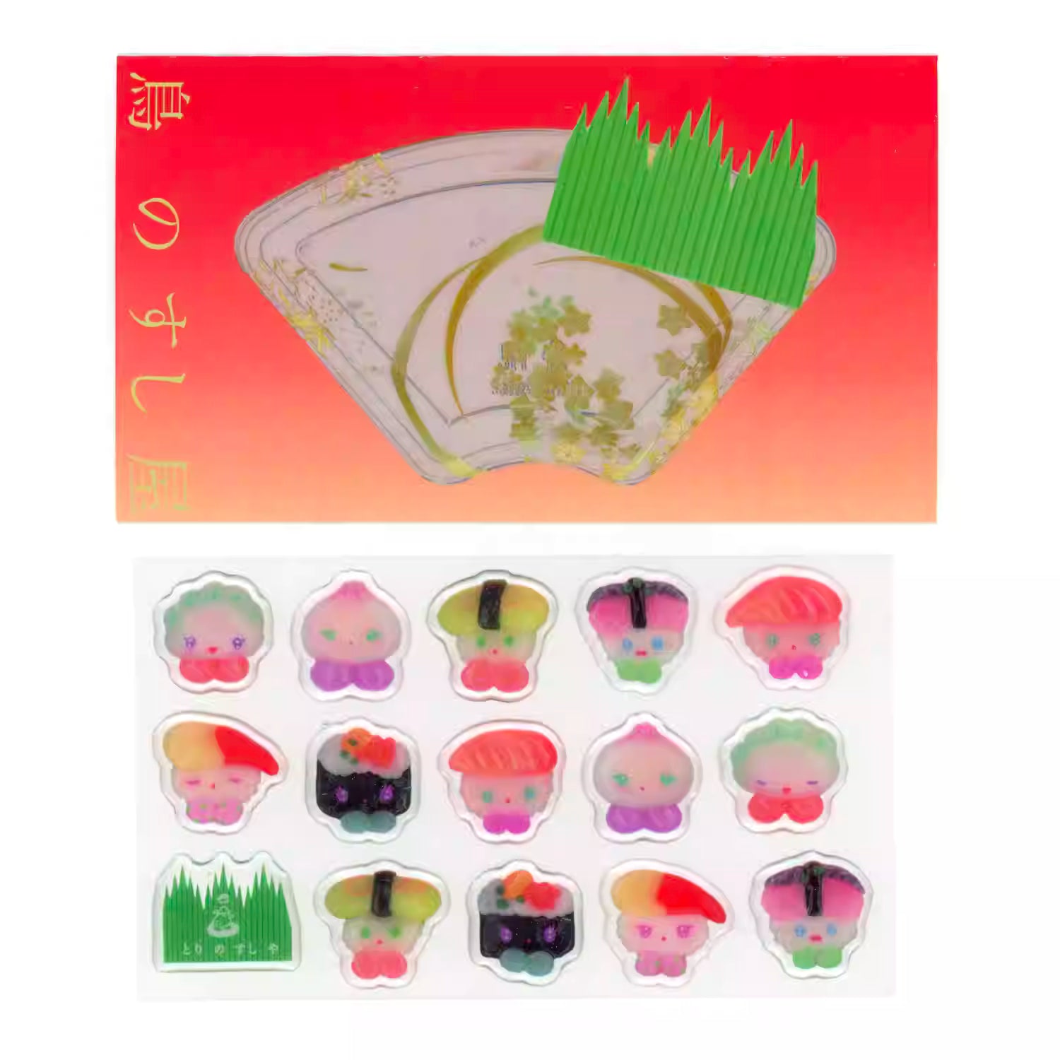 sunonebird Sparkle Sushi Friends Stickers