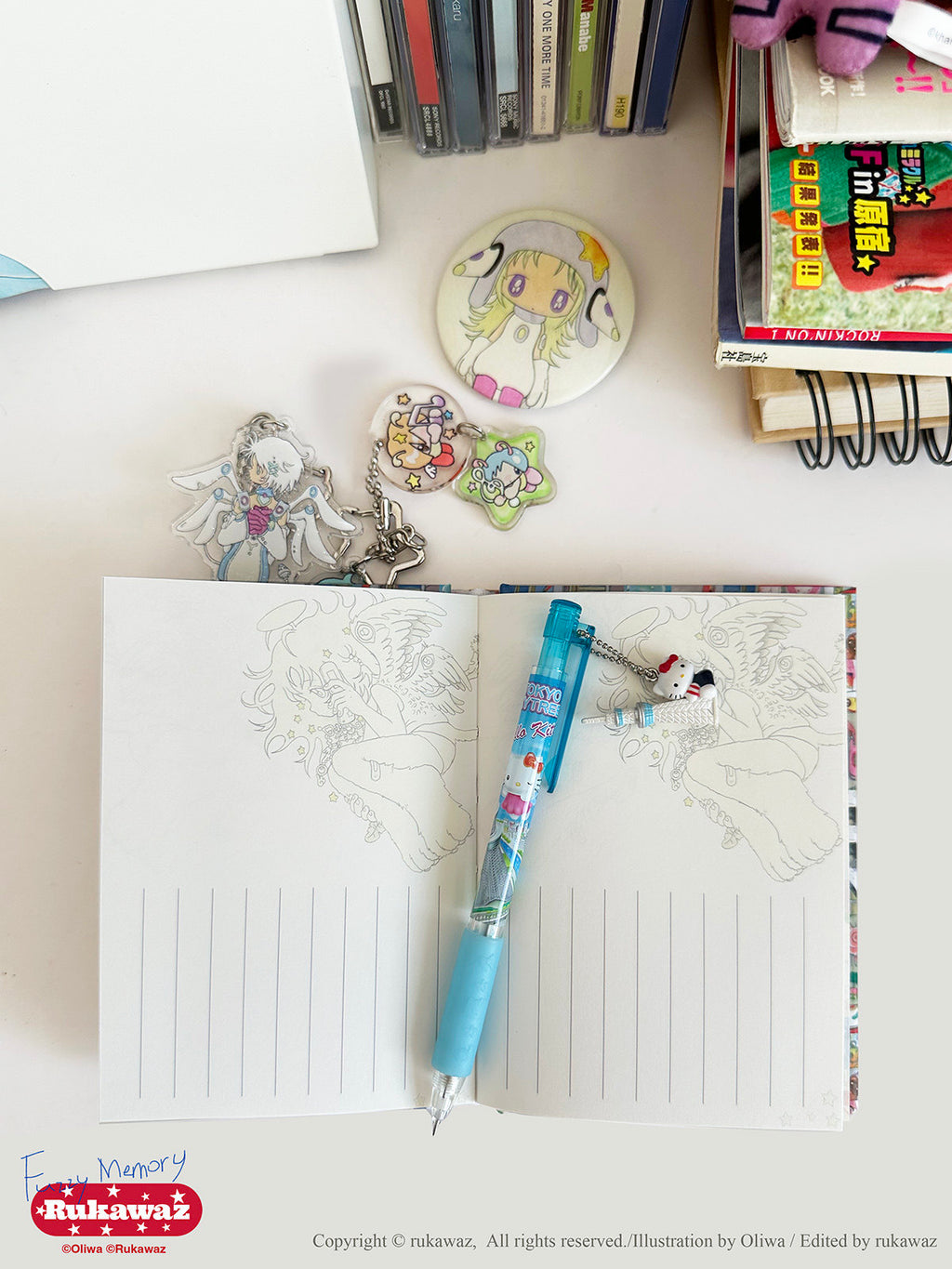 Rukawaz x Oliwa Fuzzy Memory Notebook