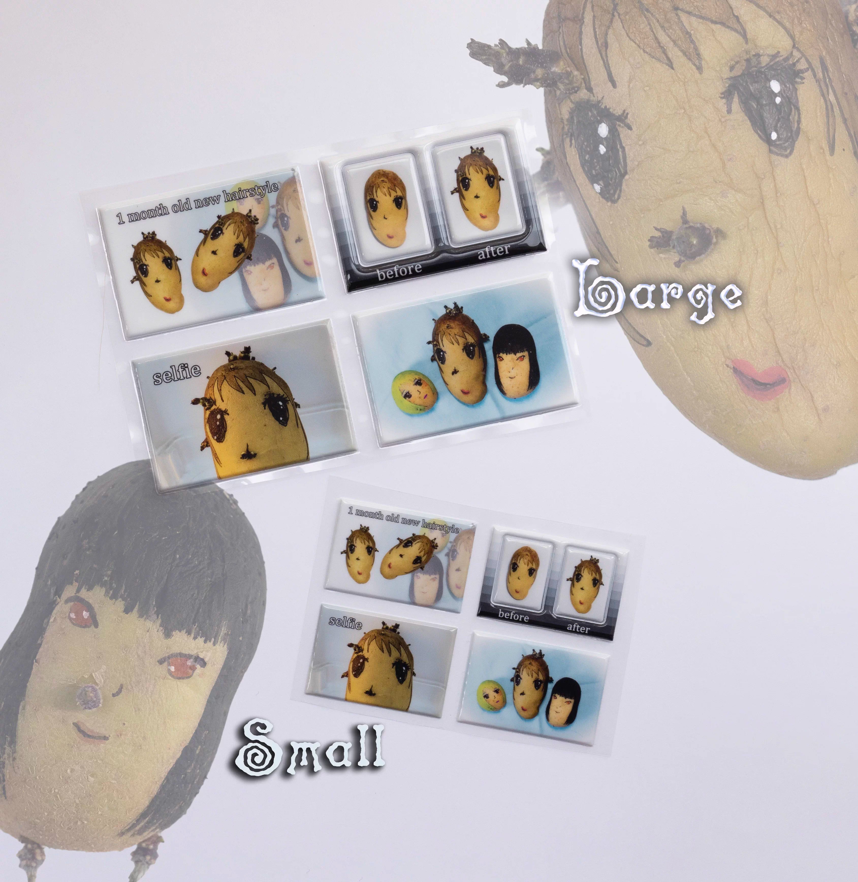 Niptong Vegetable Faces Stickers