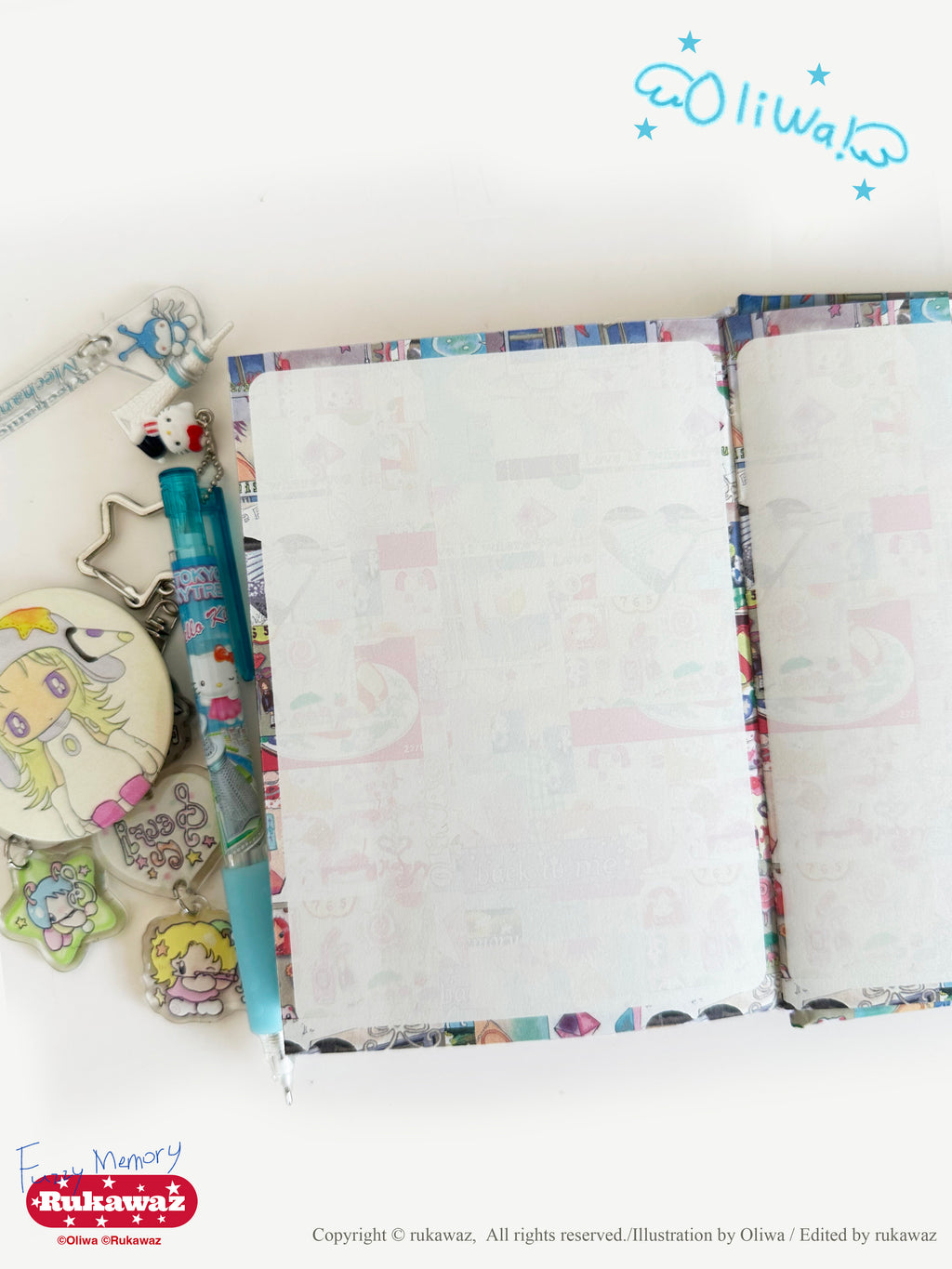 Rukawaz x Oliwa Fuzzy Memory Notebook