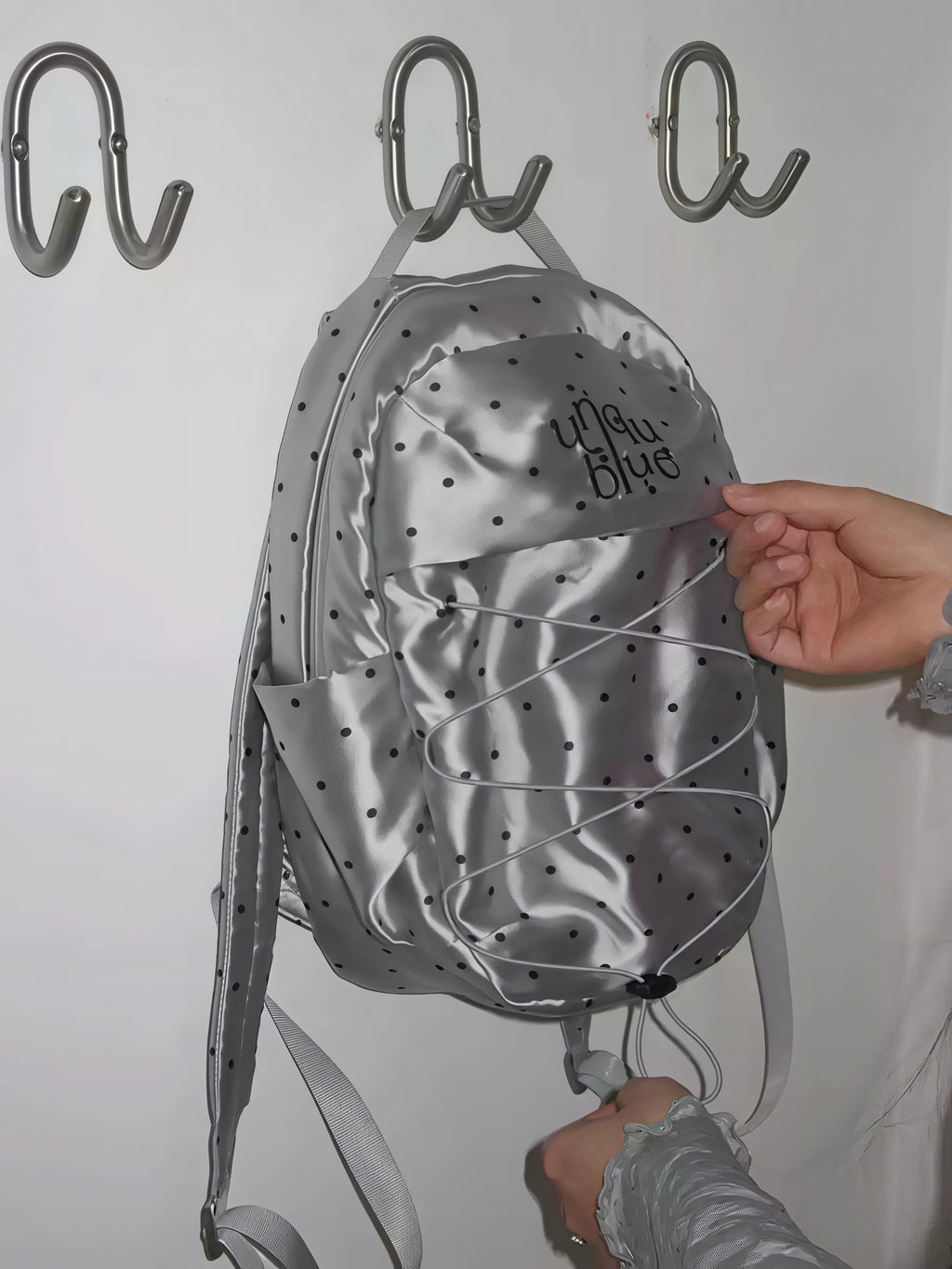 Unique blue Polka Mist Backpack