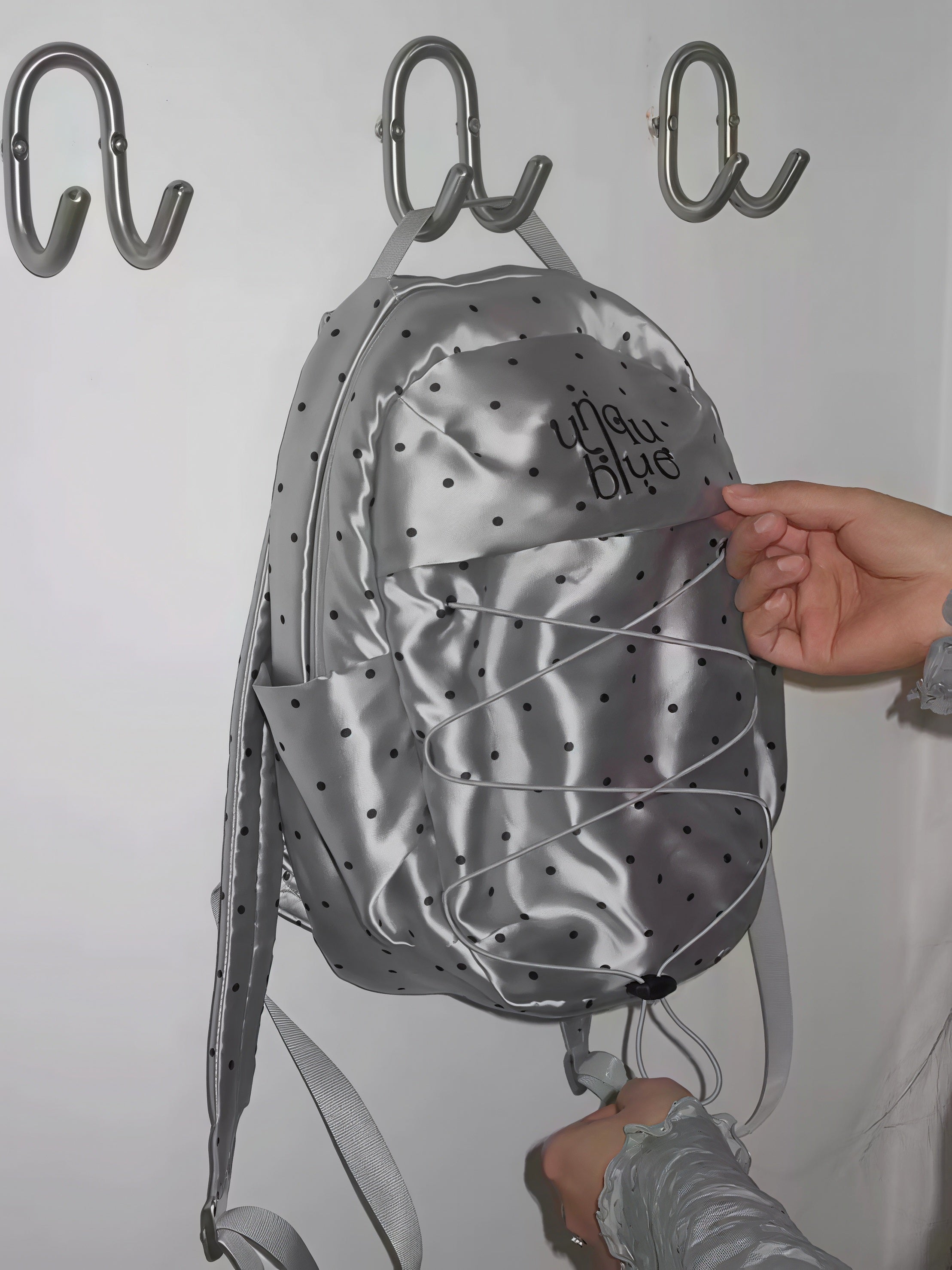 Unique blue Polka Mist Backpack