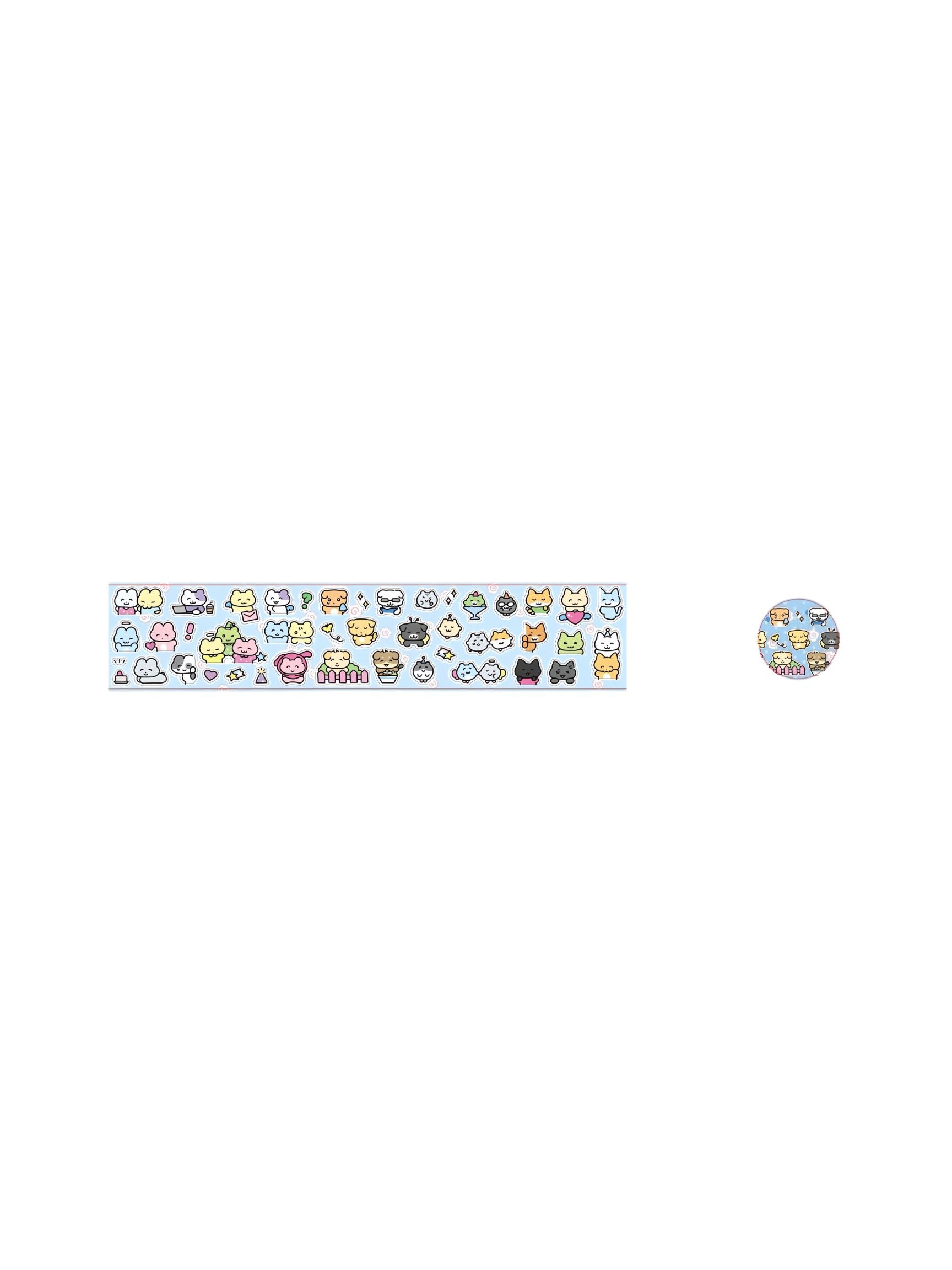 Heeheeclub Sweet Critter Carnival Washi Tape