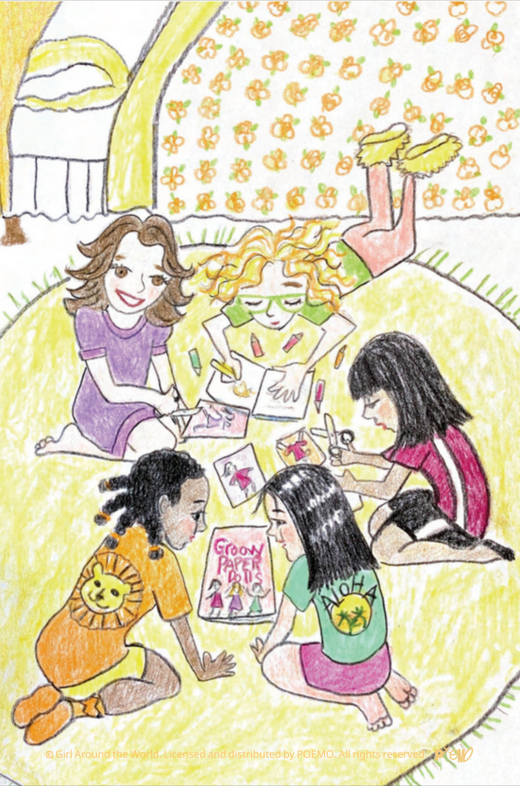 Girl Around the World: Postcard