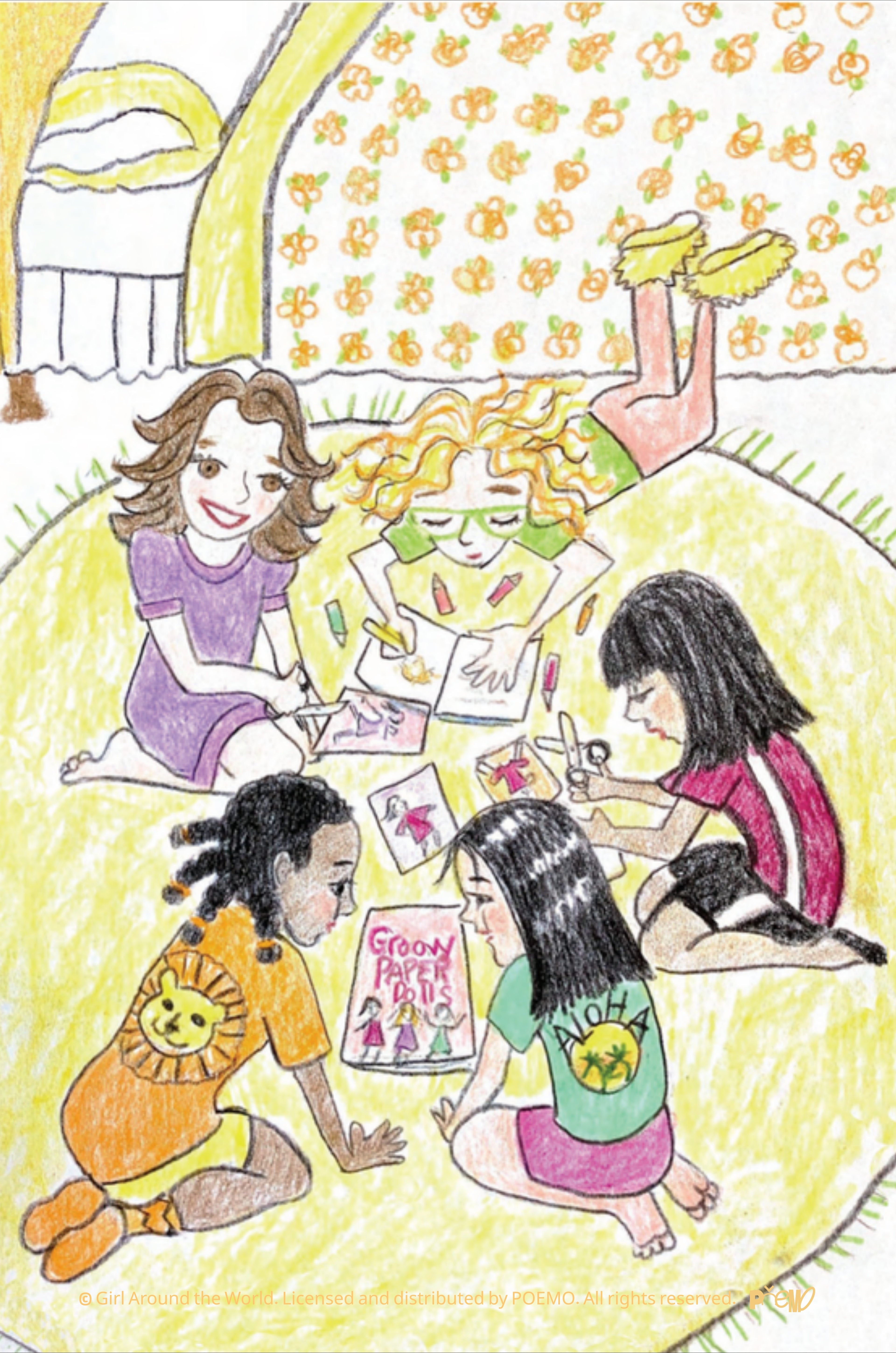 Girl Around the World: Postcard