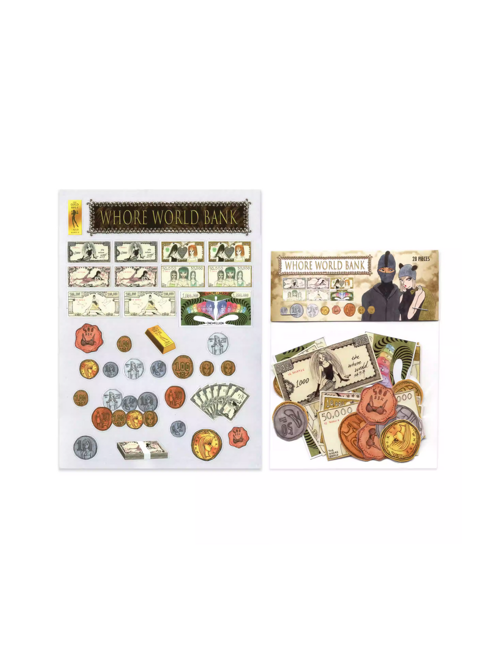 Niptong Money & Coins Stickers