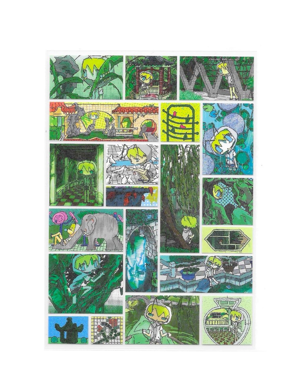 Pipoo Park Adventure Stickers