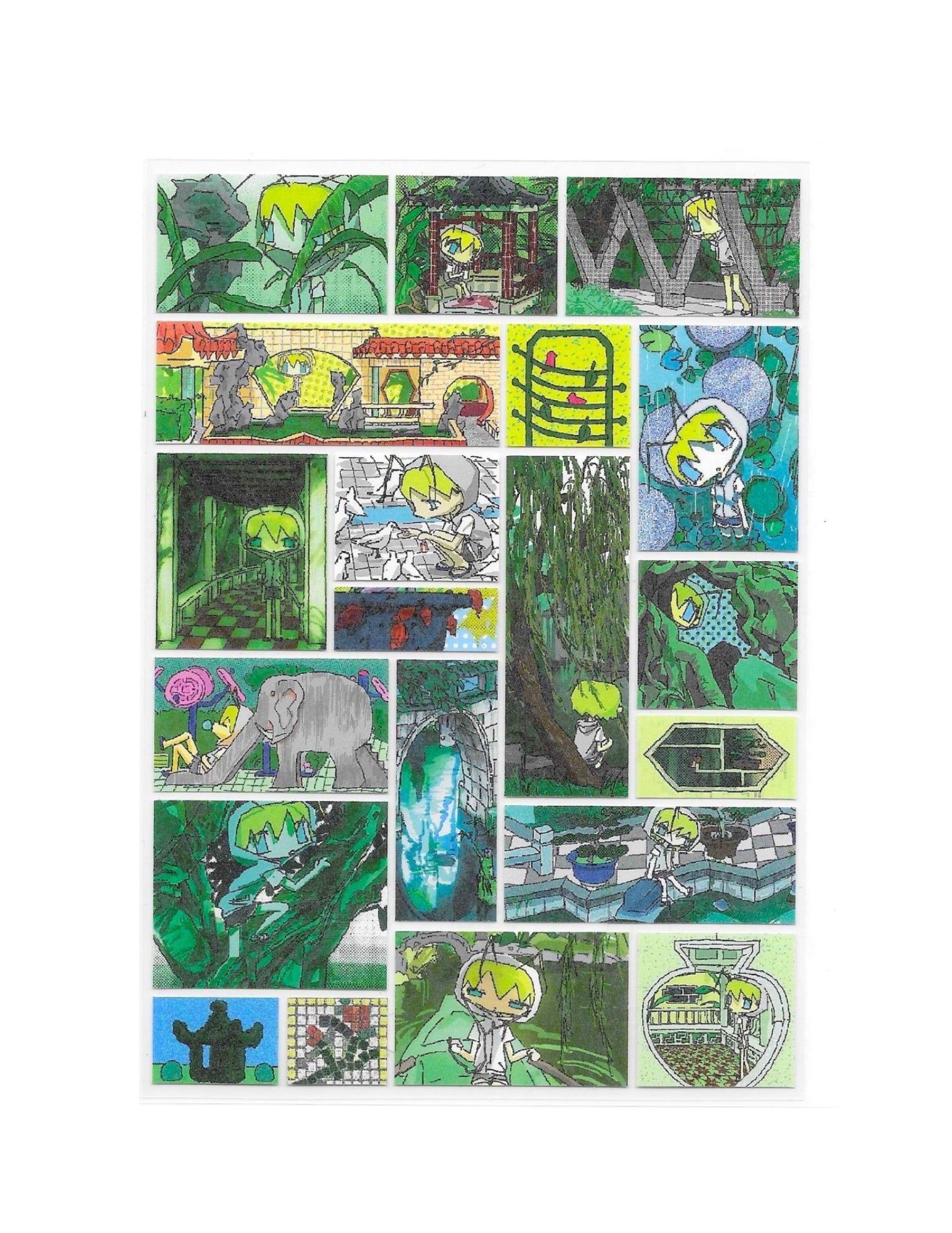 Pipoo Park Adventure Stickers