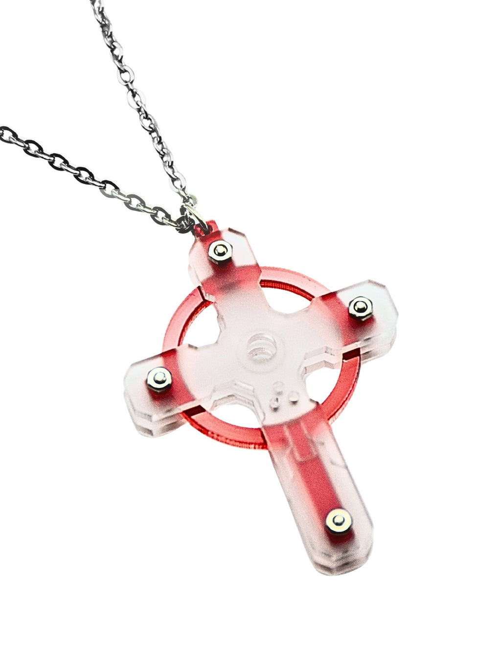 pipoo Cyber Cross Necklace