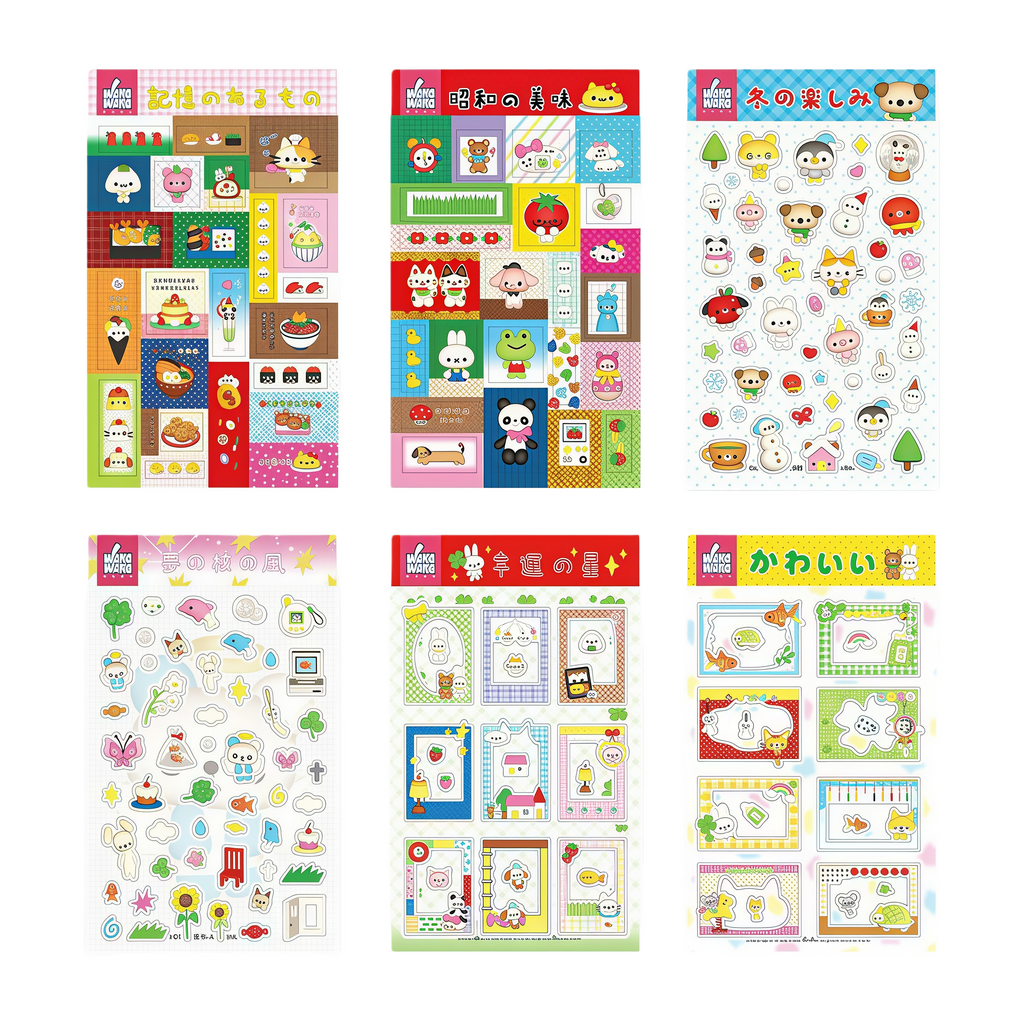 WakaWaka Puffy Frame Speech Bubble Stickers