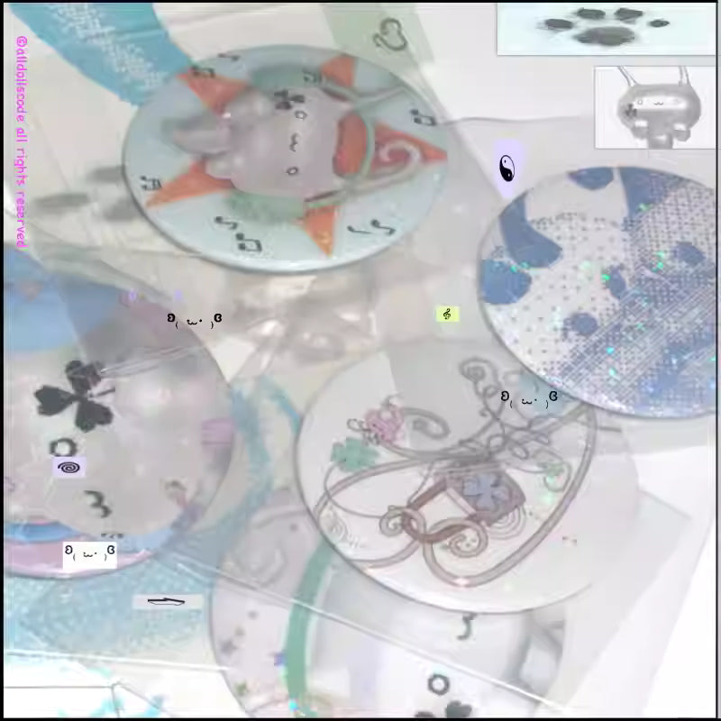 alldollscode 58mm Mystery Badge Blind Box (Random Design)