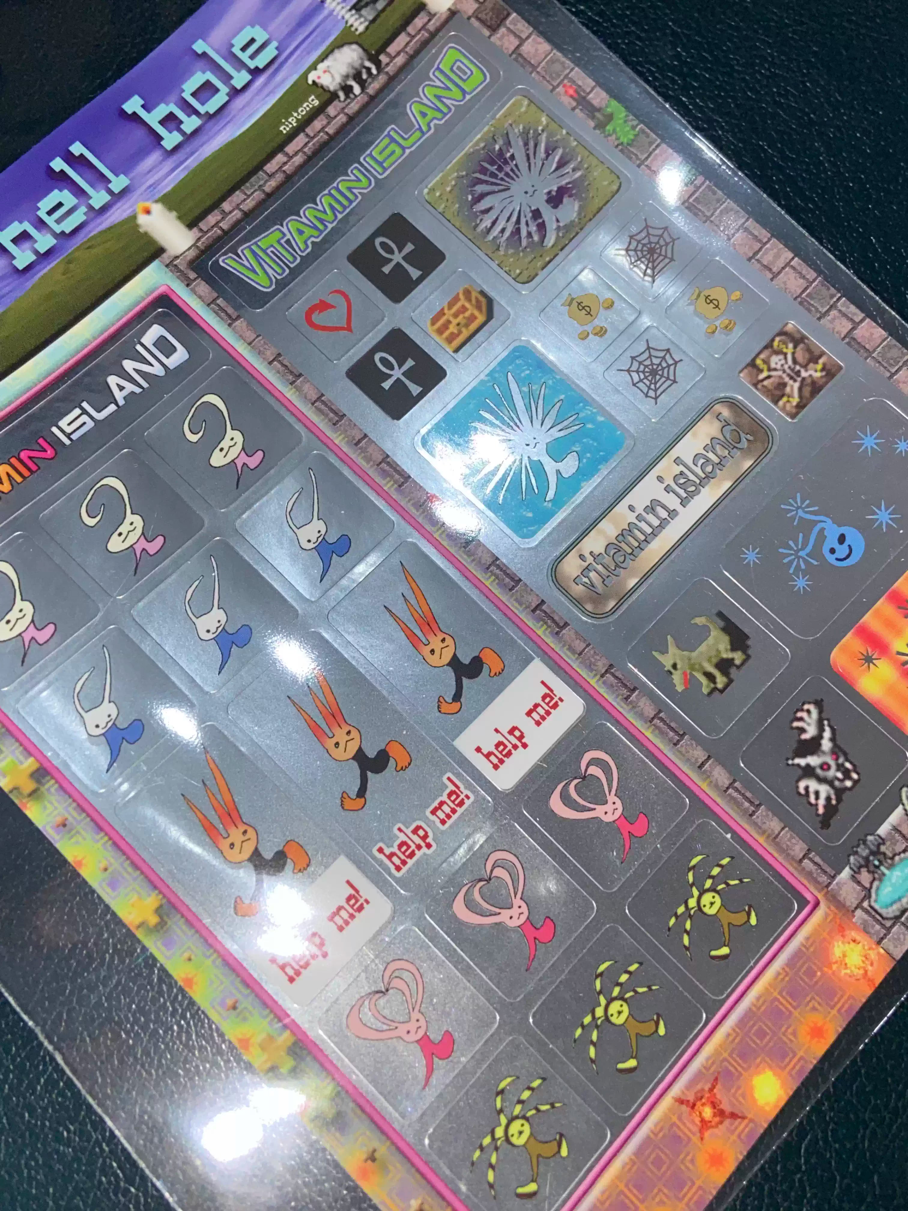 Niptong Happy hell Hole Stickers