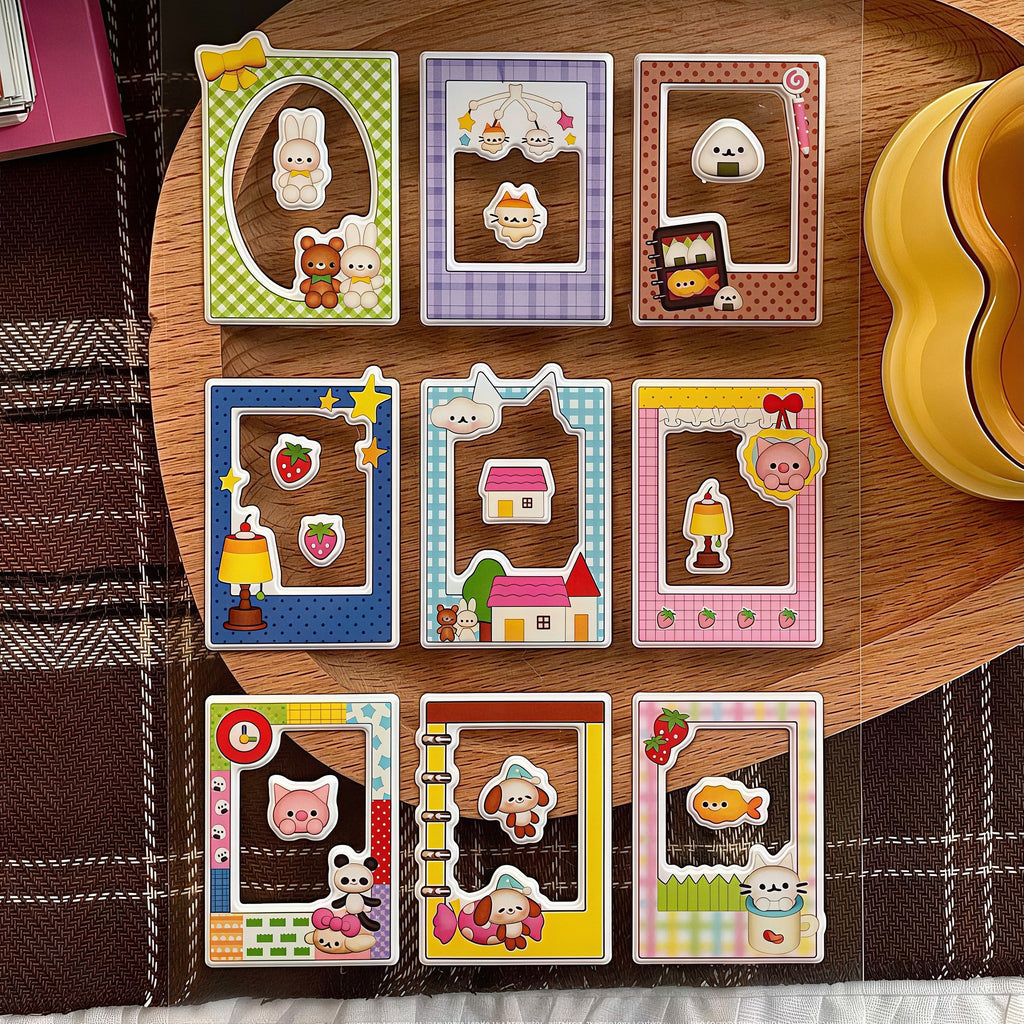 WakaWaka Puffy Frame Speech Bubble Stickers