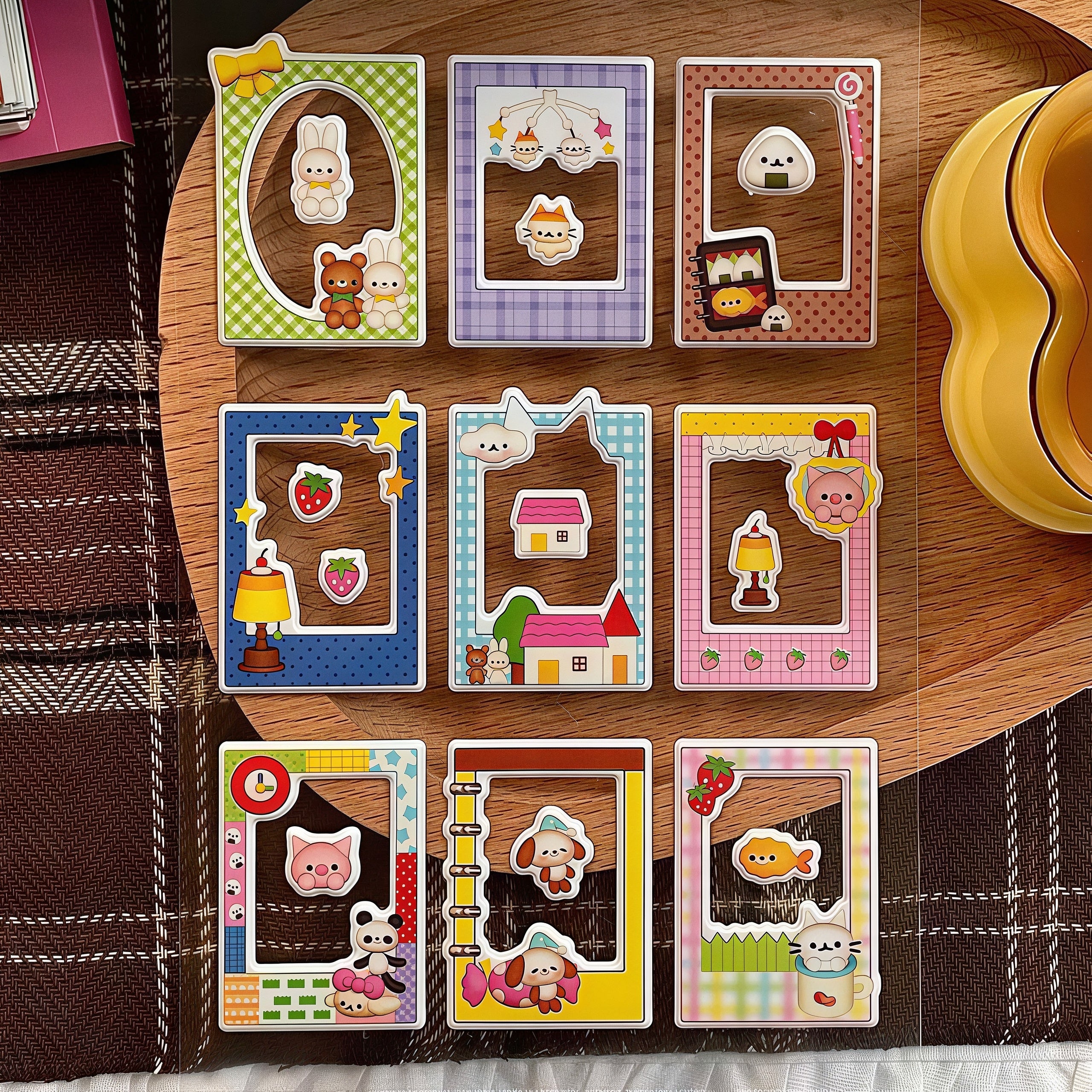 WakaWaka Puffy Frame Speech Bubble Stickers