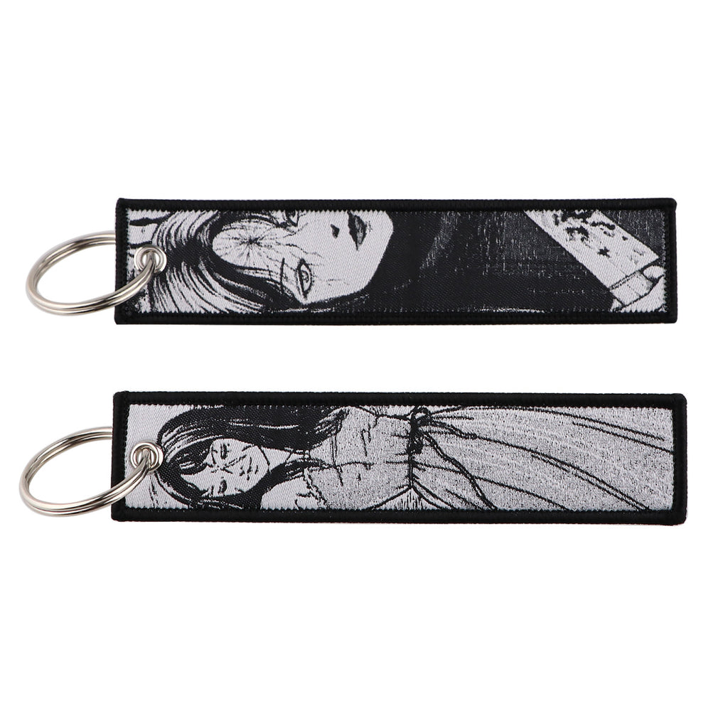 Tomie Manga Woven Keychain