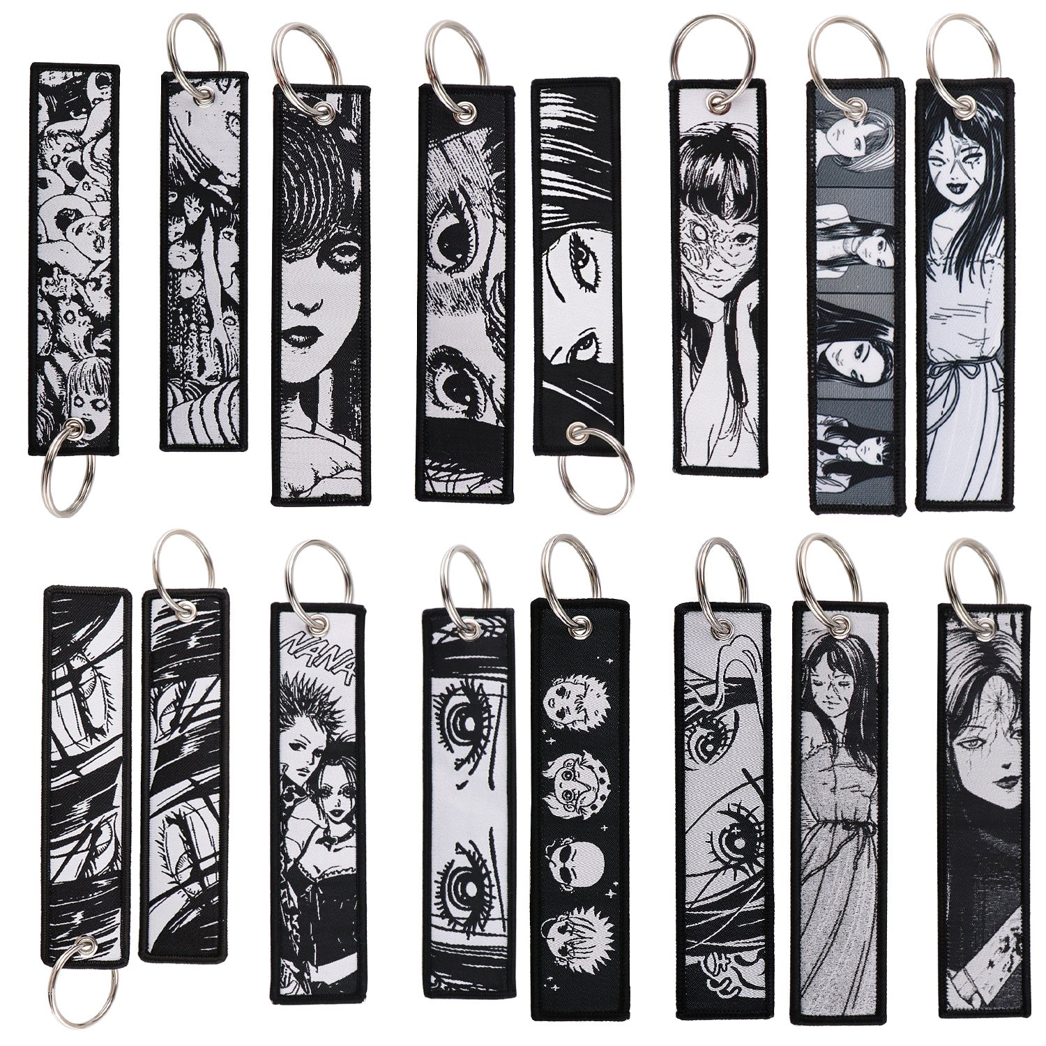 Tomie Manga Woven Keychain