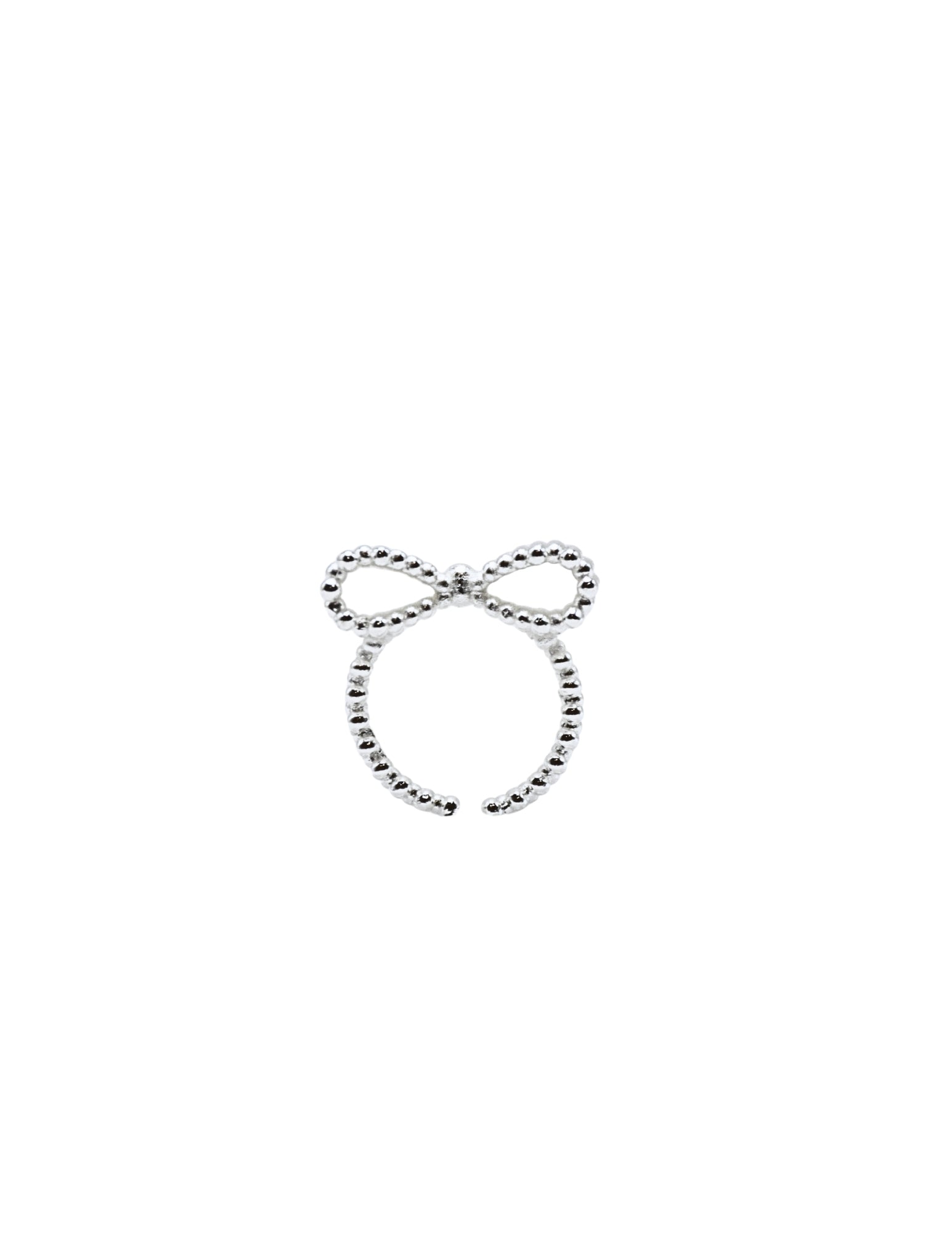 Beaded Bow Ring