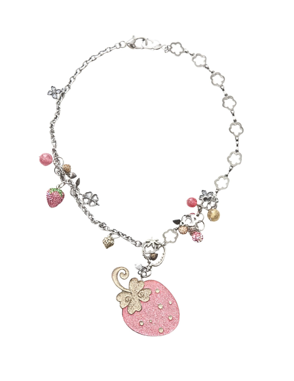 Tinkling Stream Strawberry Necklace