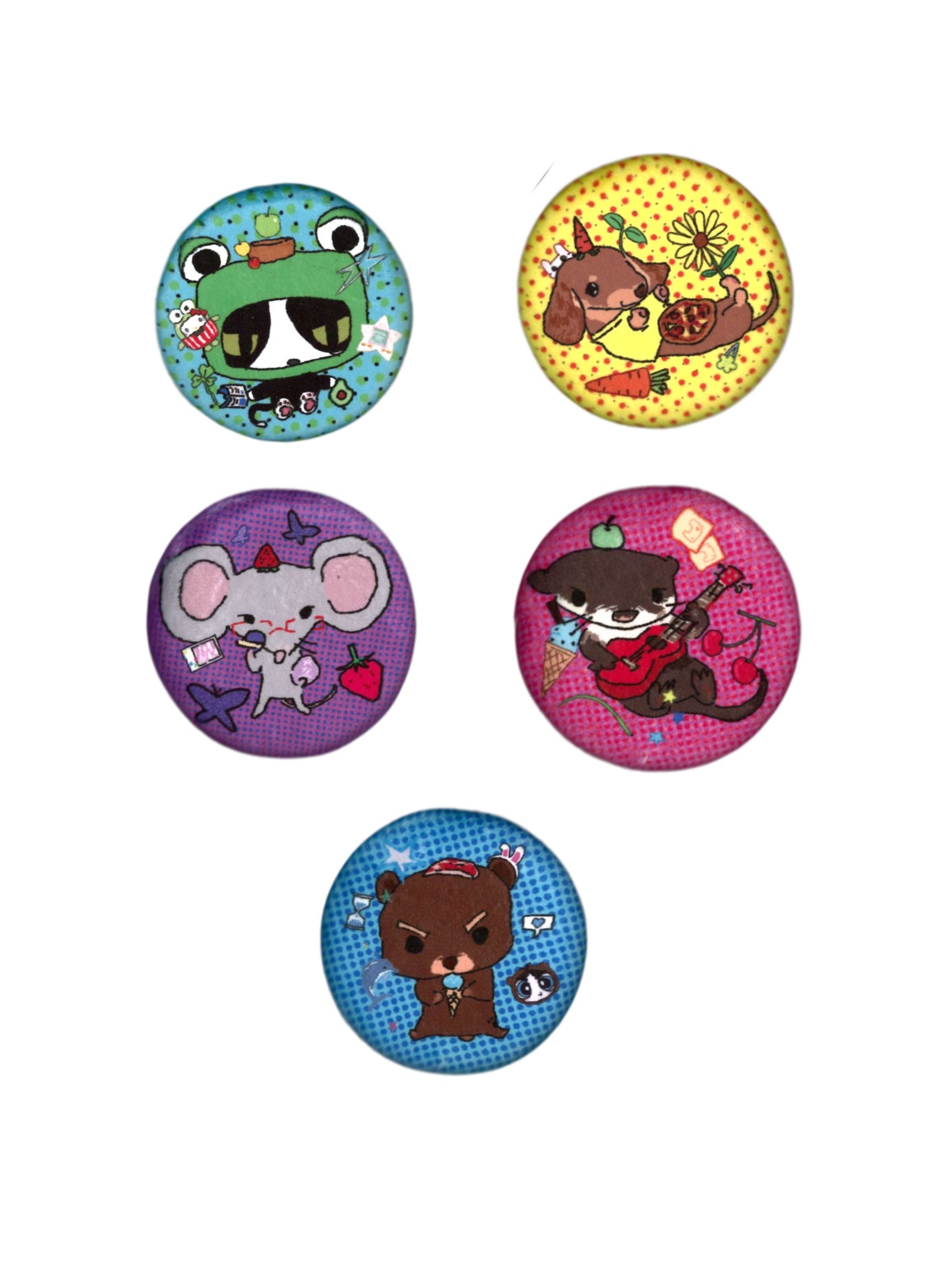 Pipoo Cute Animal Badge