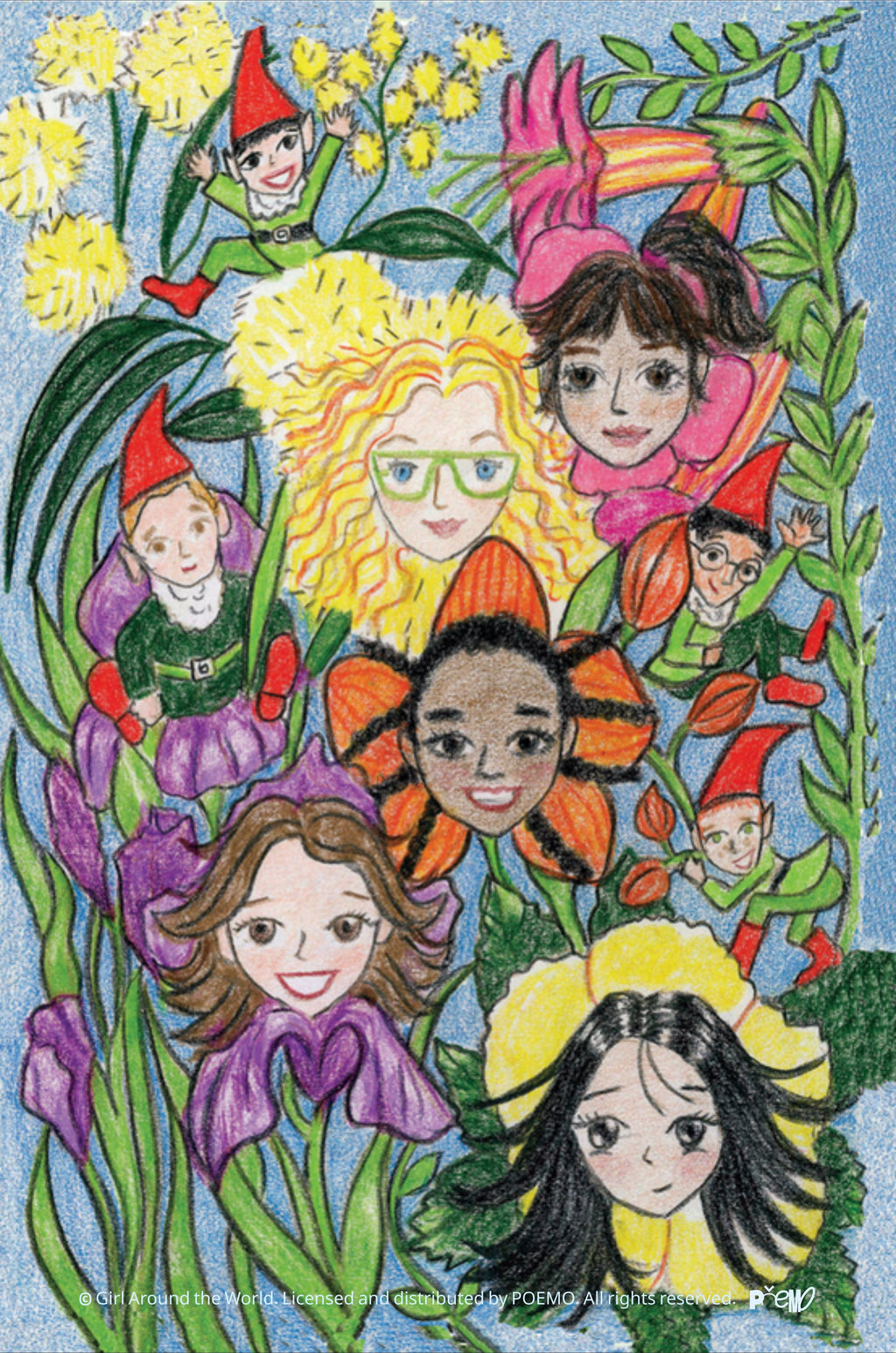 Girl Around the World: Postcard