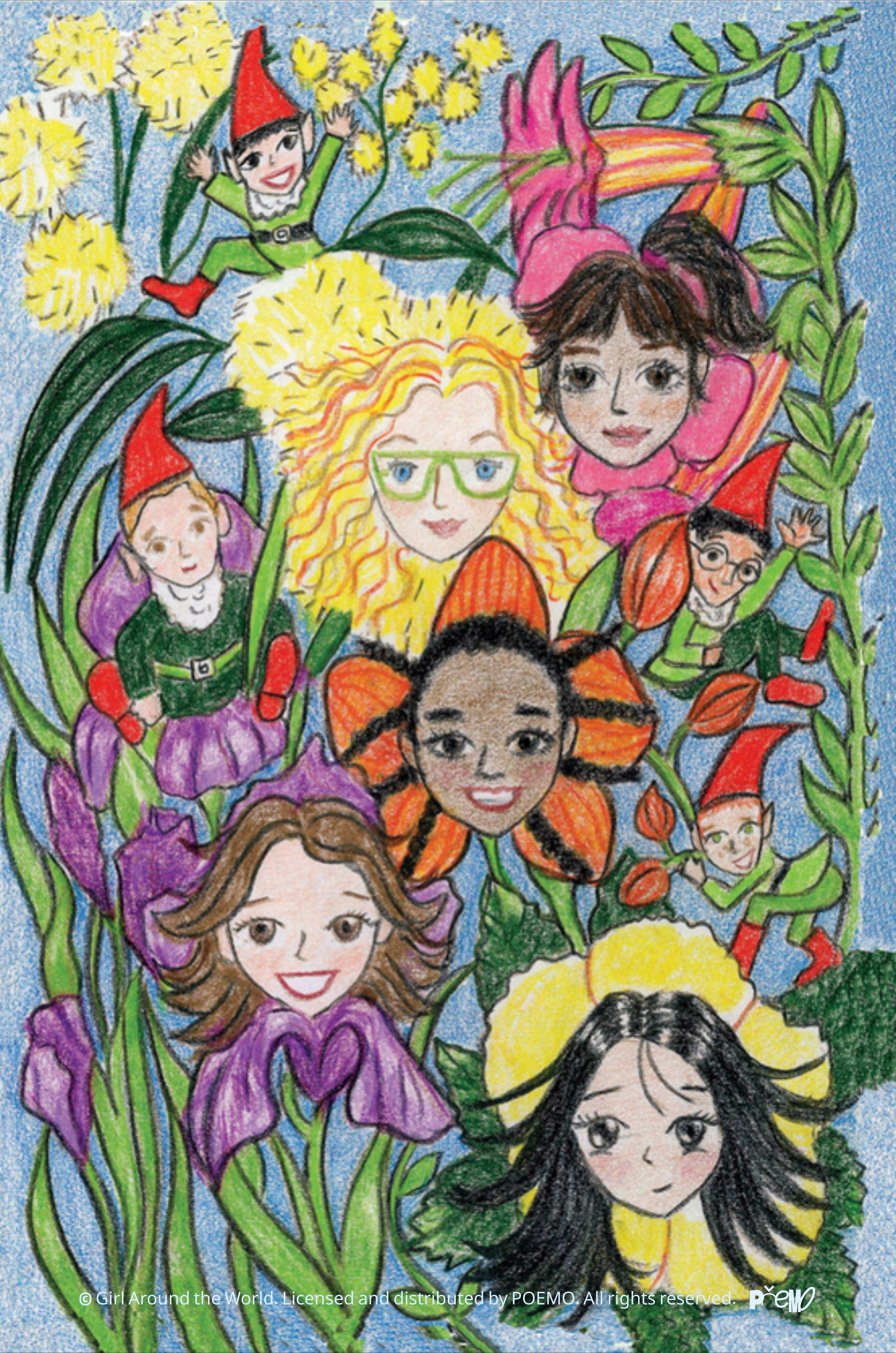 Girl Around the World: Postcard