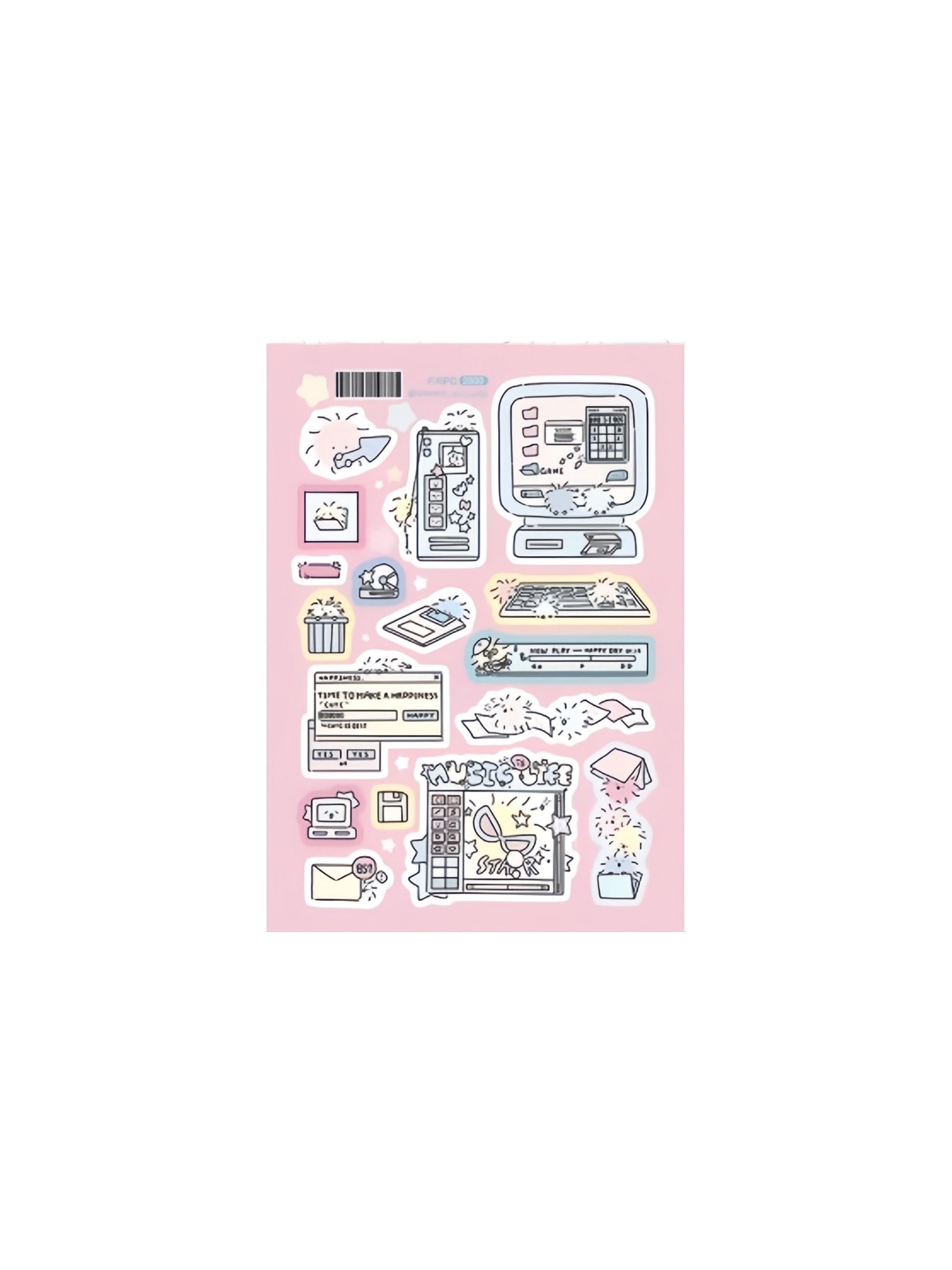 Hayanppang Memory Pieces Sticker