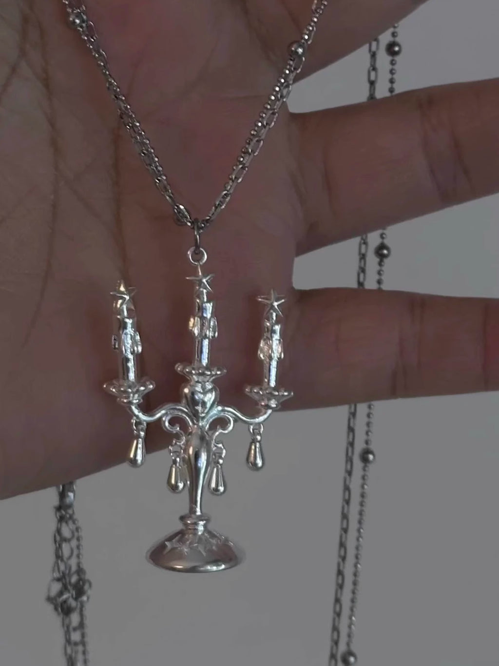 Starlit Candelabra Necklace