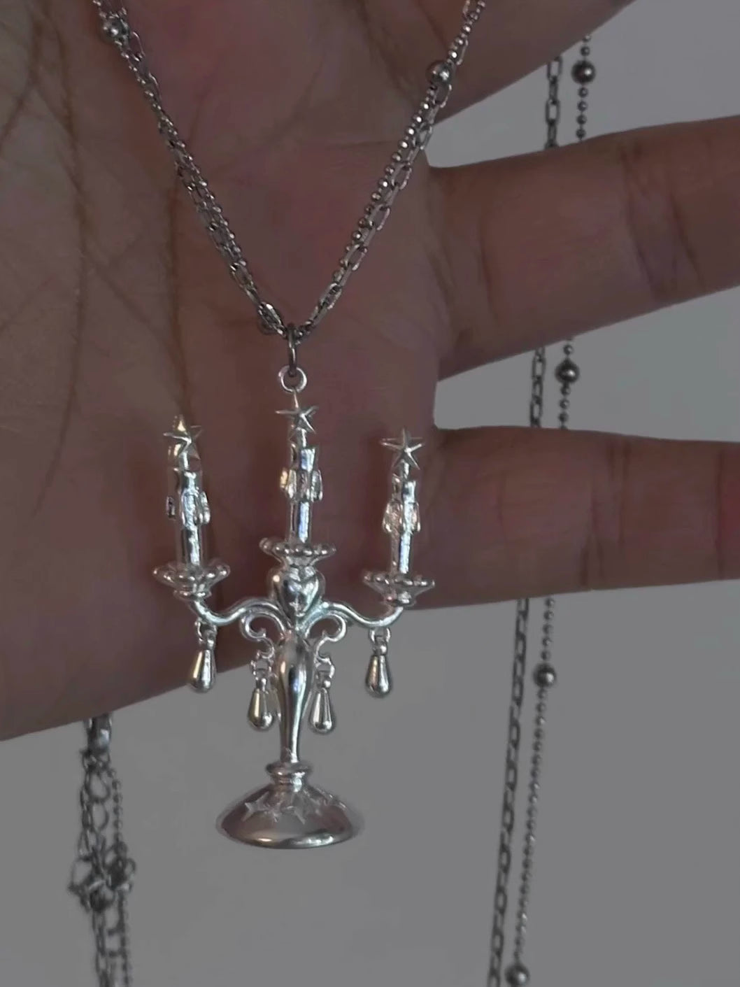 Starlit Candelabra Necklace