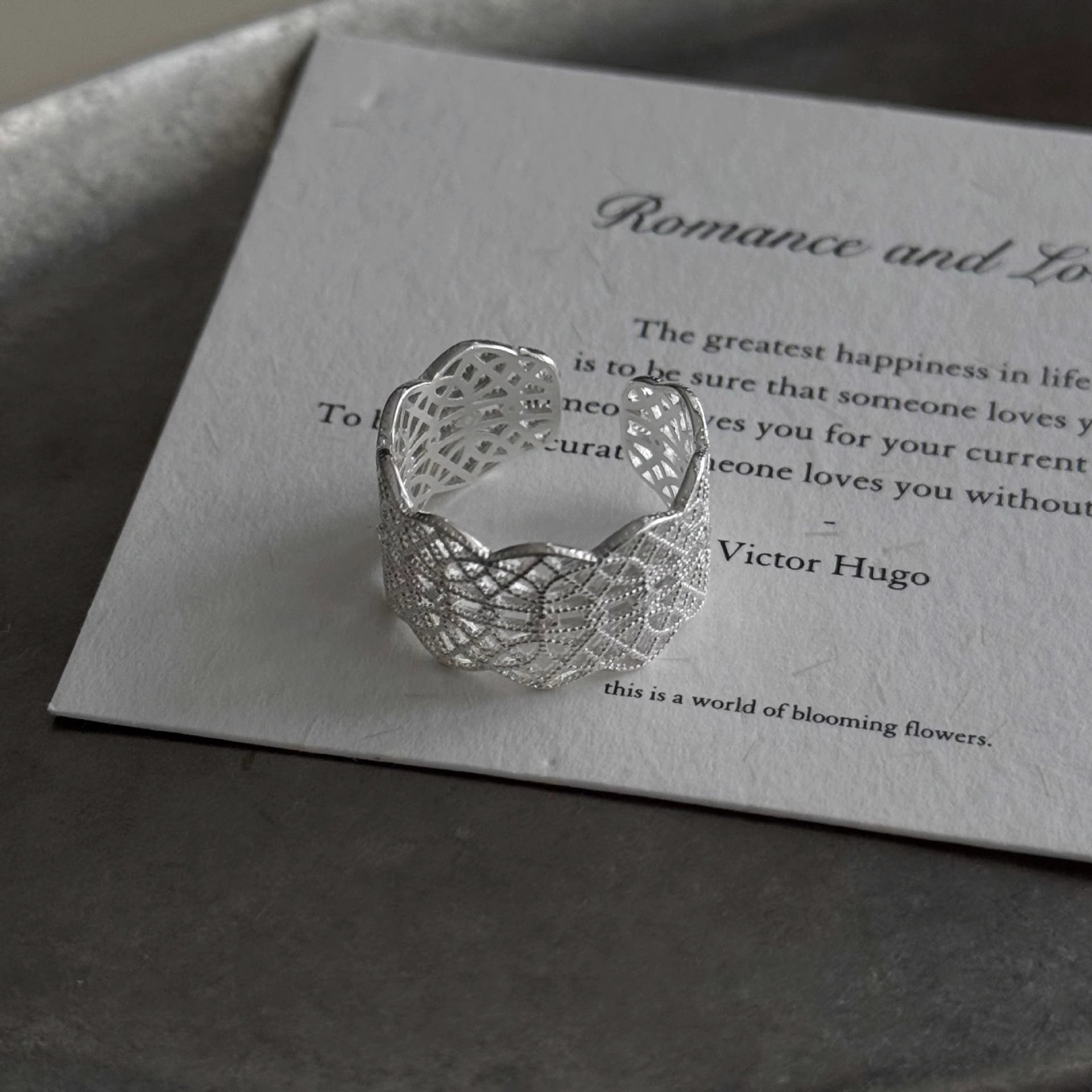 MDWN Lace Crown Ring