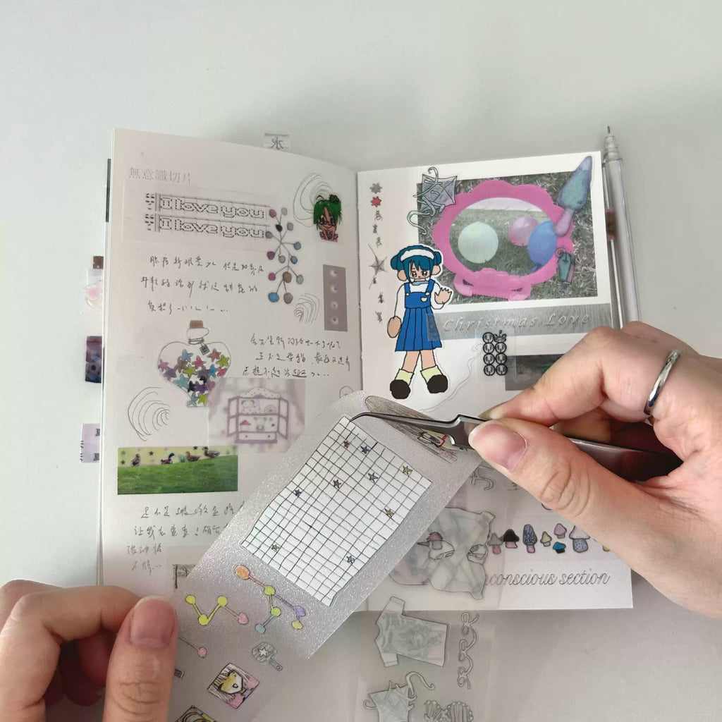 Nemony Cake Washi Sticker Strip